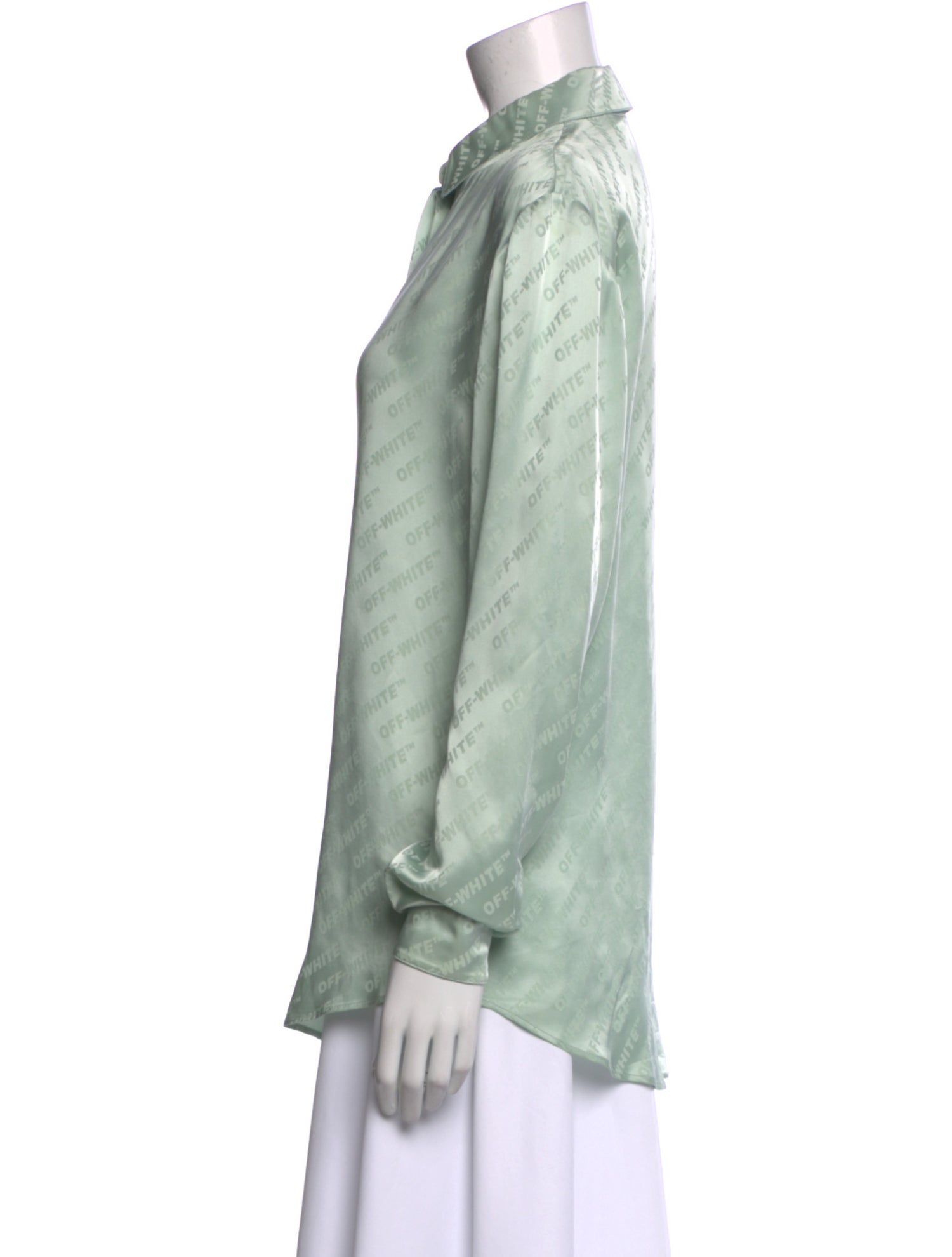 Off-White 2019 Printed Button-Up Top