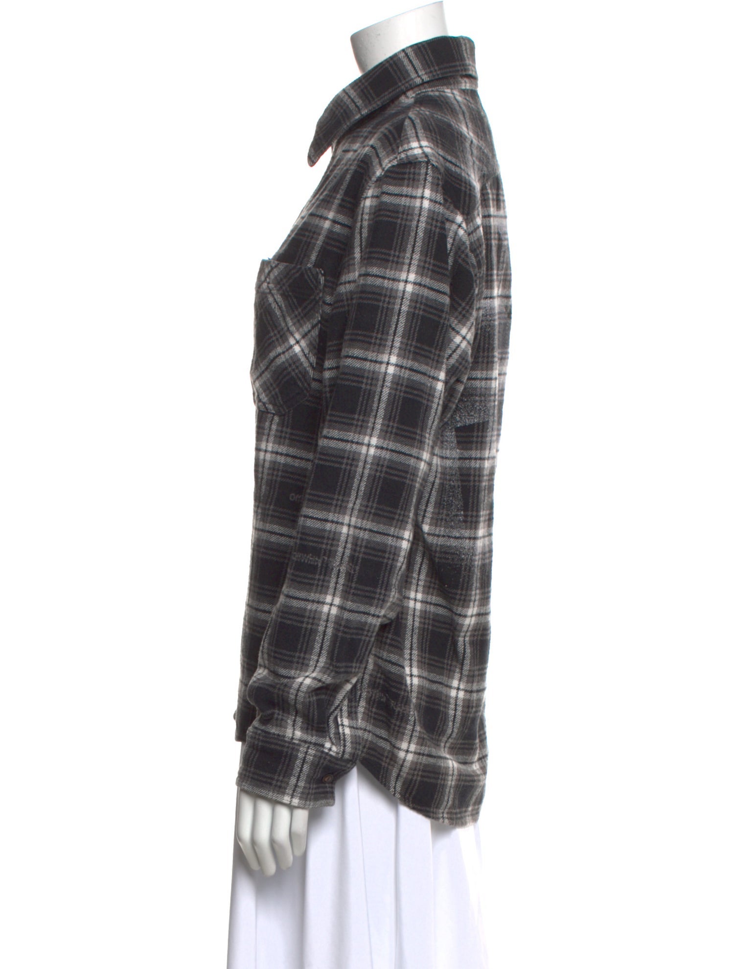 Off-White 2020 Plaid Print Shirt