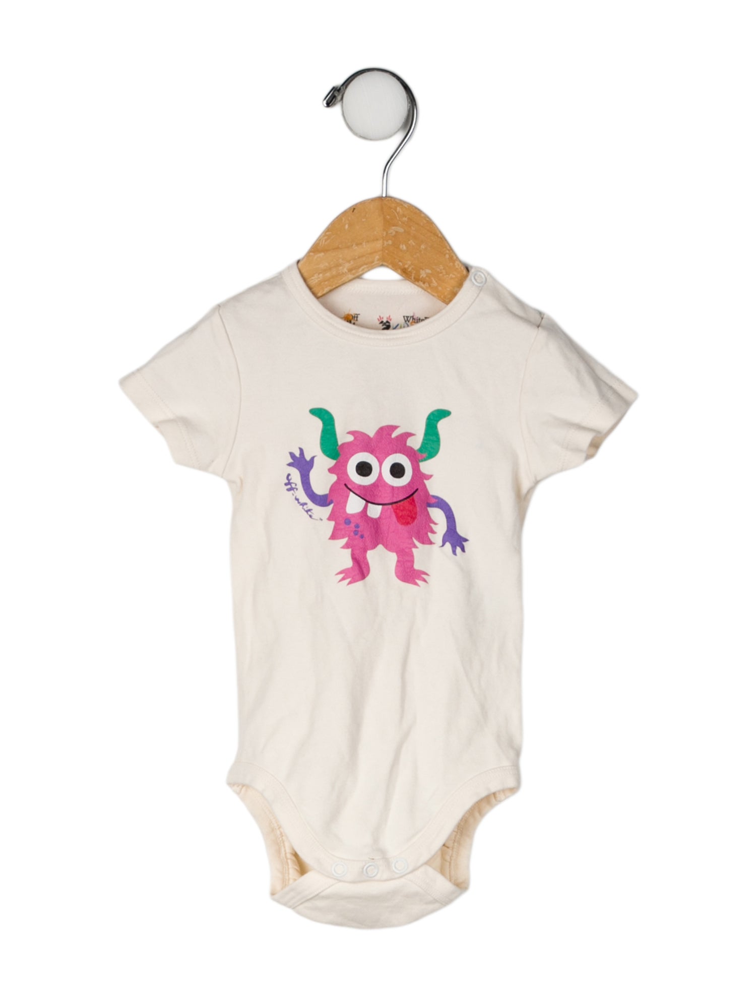Off-White Infants Graphic Onesie