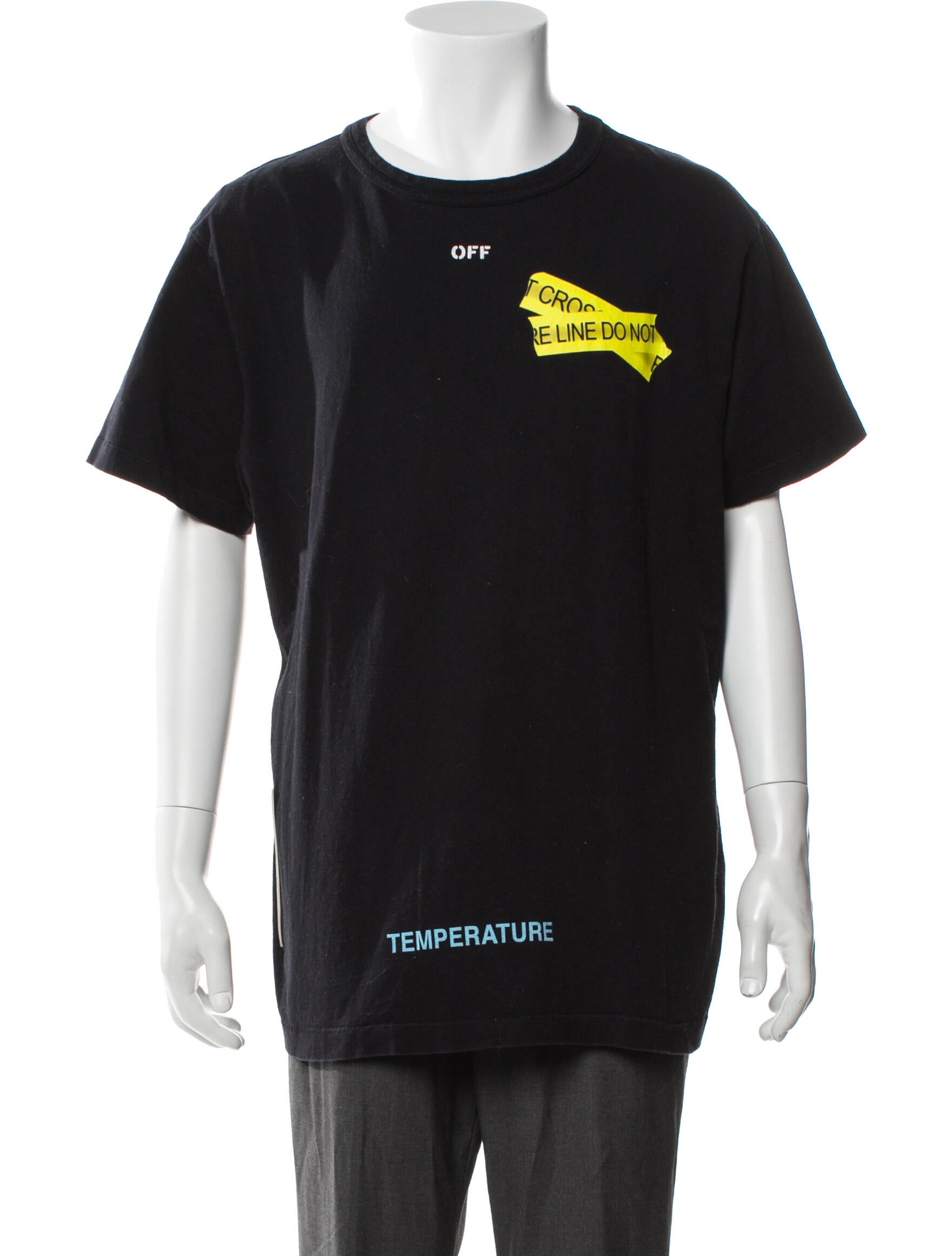 Off-White Graphic Print Crew Neck T-Shirt