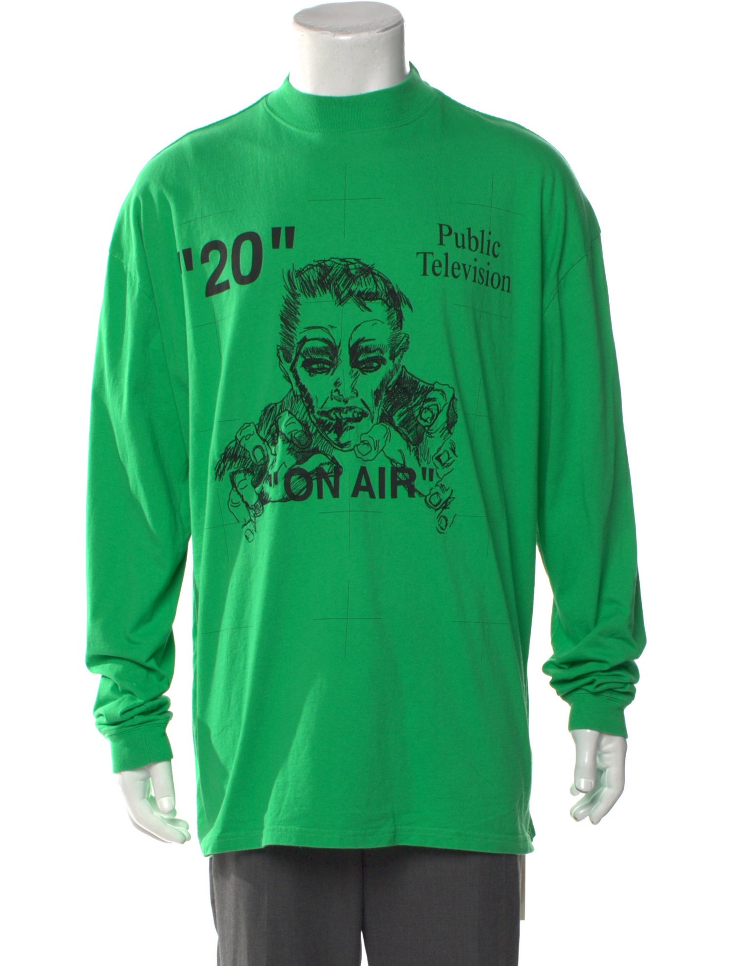 Off-White Graphic Print Crew Neck T-Shirt