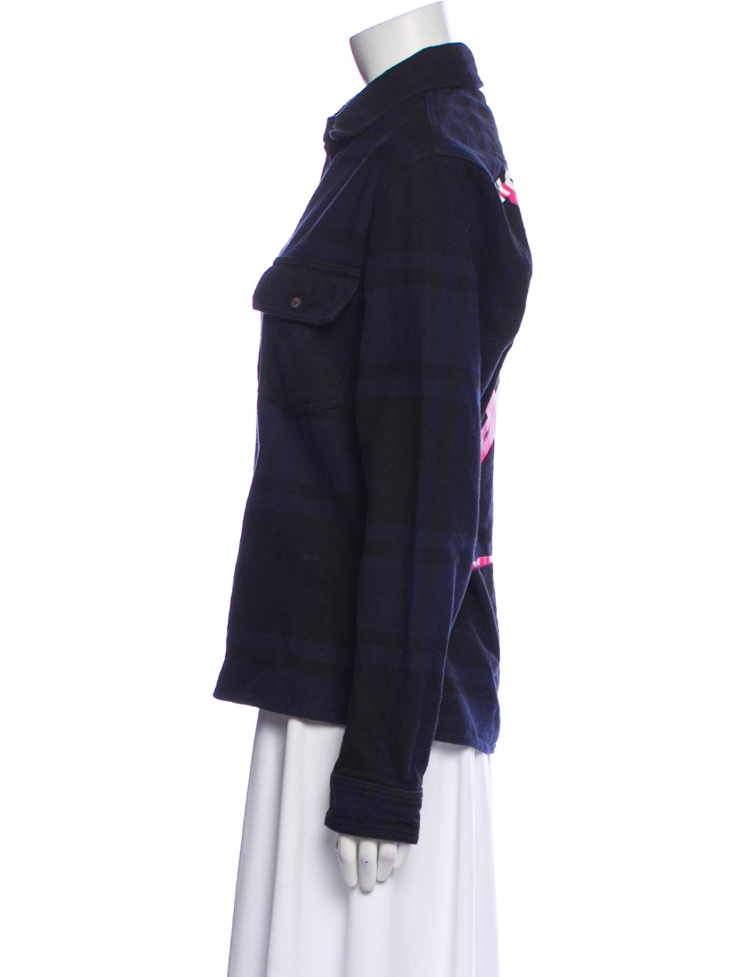 Off-White 2019 Plaid Print Dress Shirt