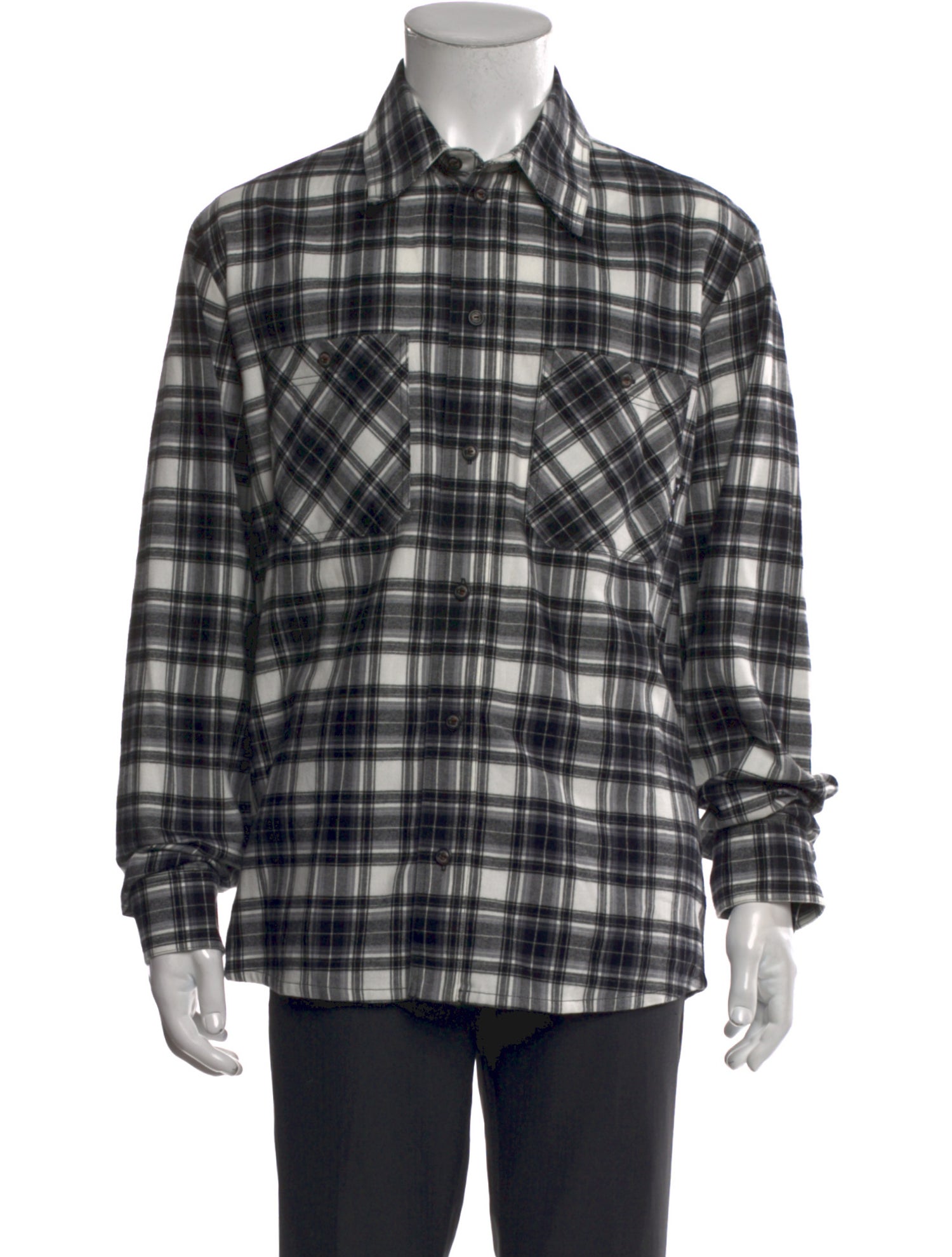 Off-White 2021 Plaid Print Shirt w/ Tags