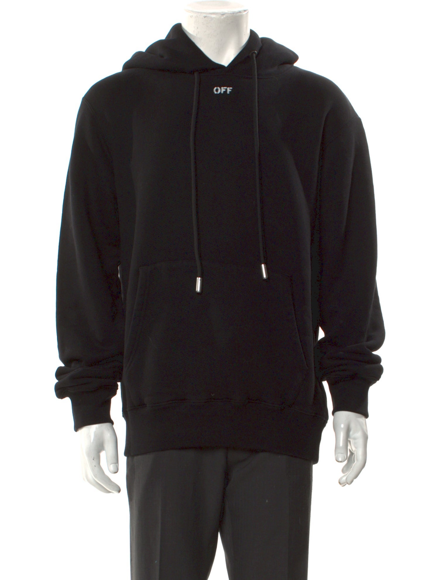 Off-White Signature Logo Crew Neck Hoodie