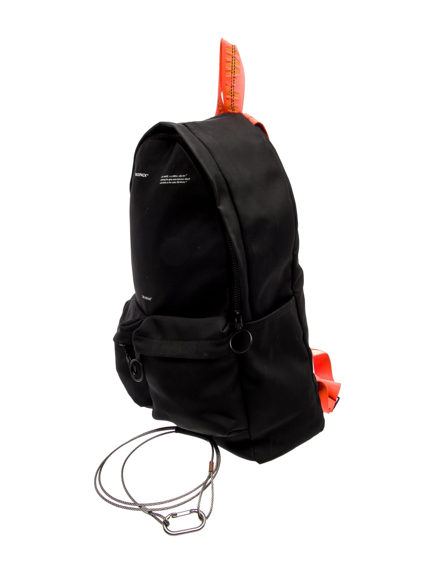 Off-White Canvas Backpack