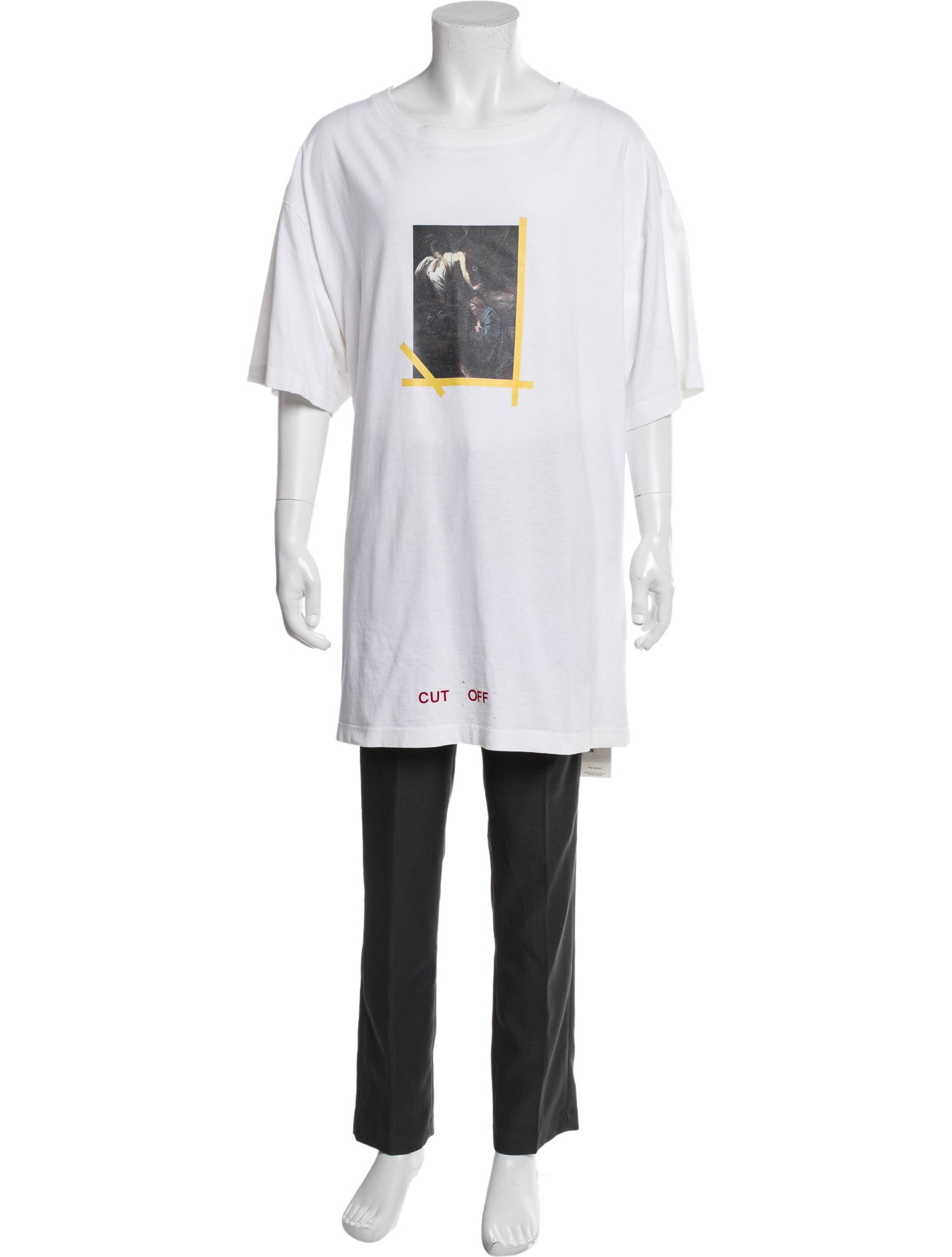 Off-White Graphic Print Crew Neck T-Shirt