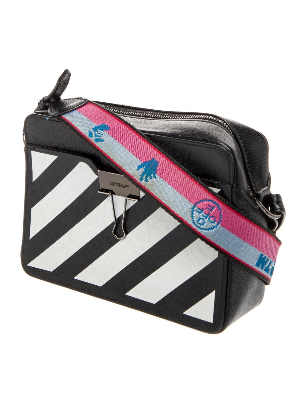 Off-White Leather Diagonal Binder - image 3