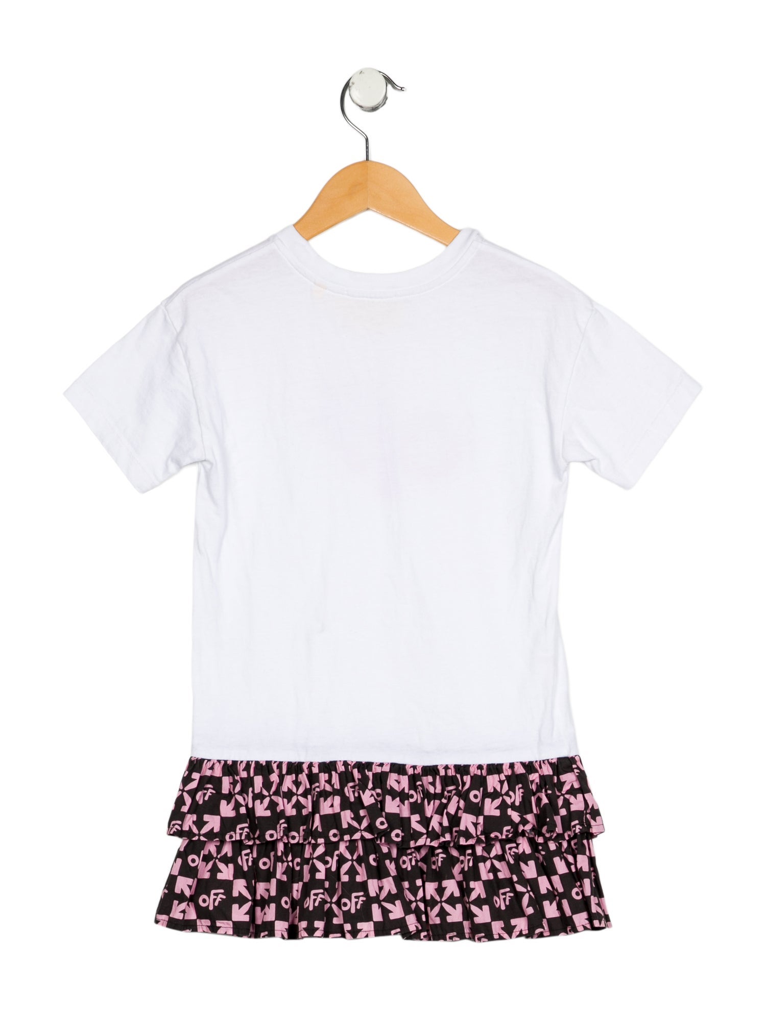 Off-White Girl's Logo T-shirt Dress