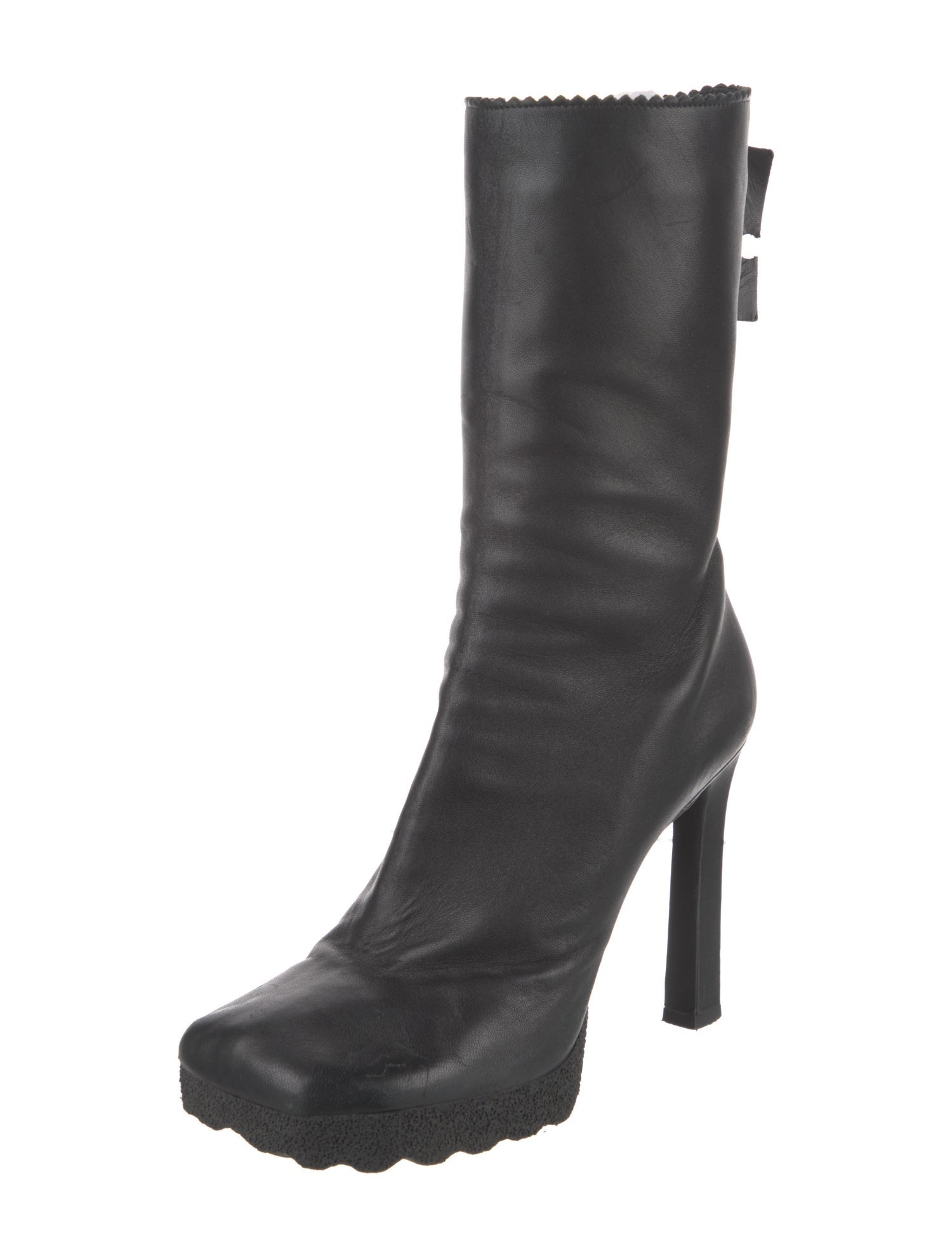 Off-White Leather Boots