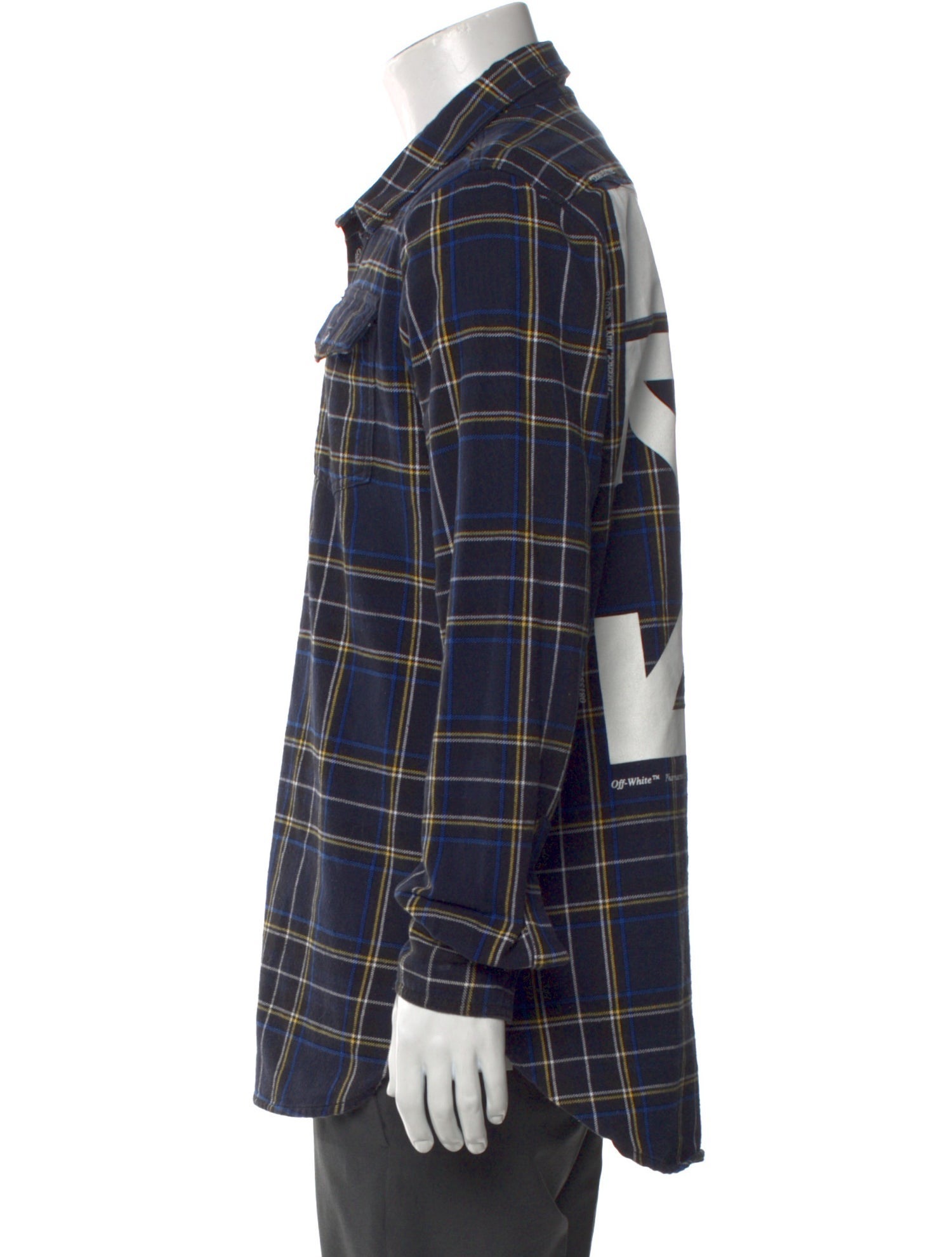 Off-White 2018 Plaid Print Shirt