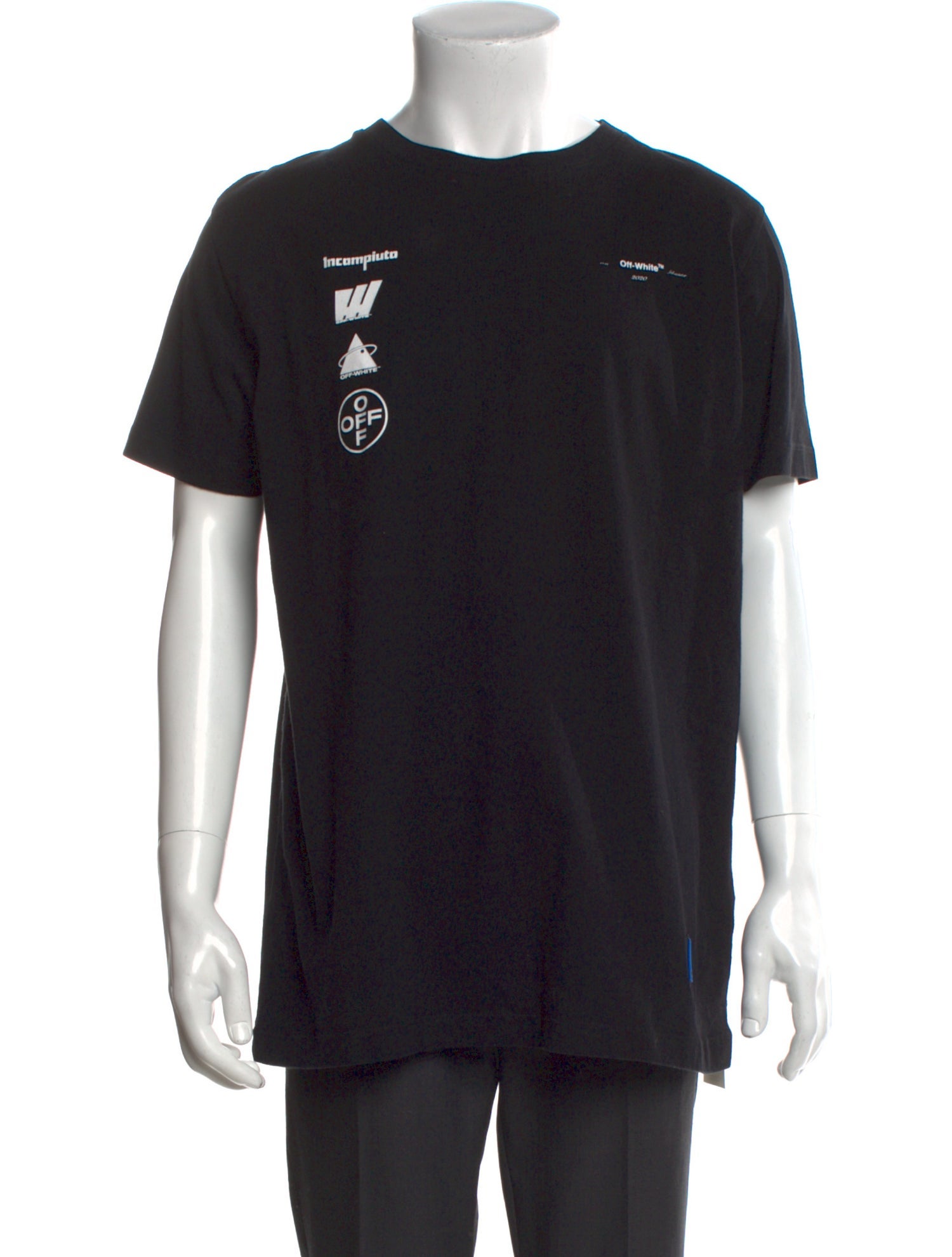 Off-White Graphic Print Crew Neck T-Shirt