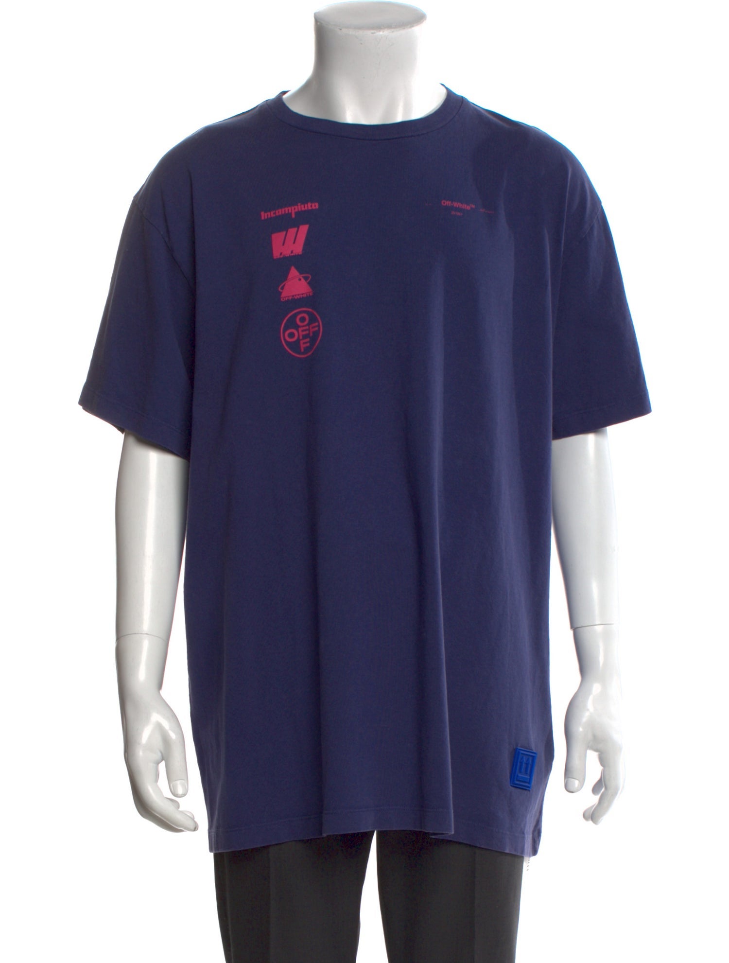 Off-White Graphic Print Crew Neck T-Shirt