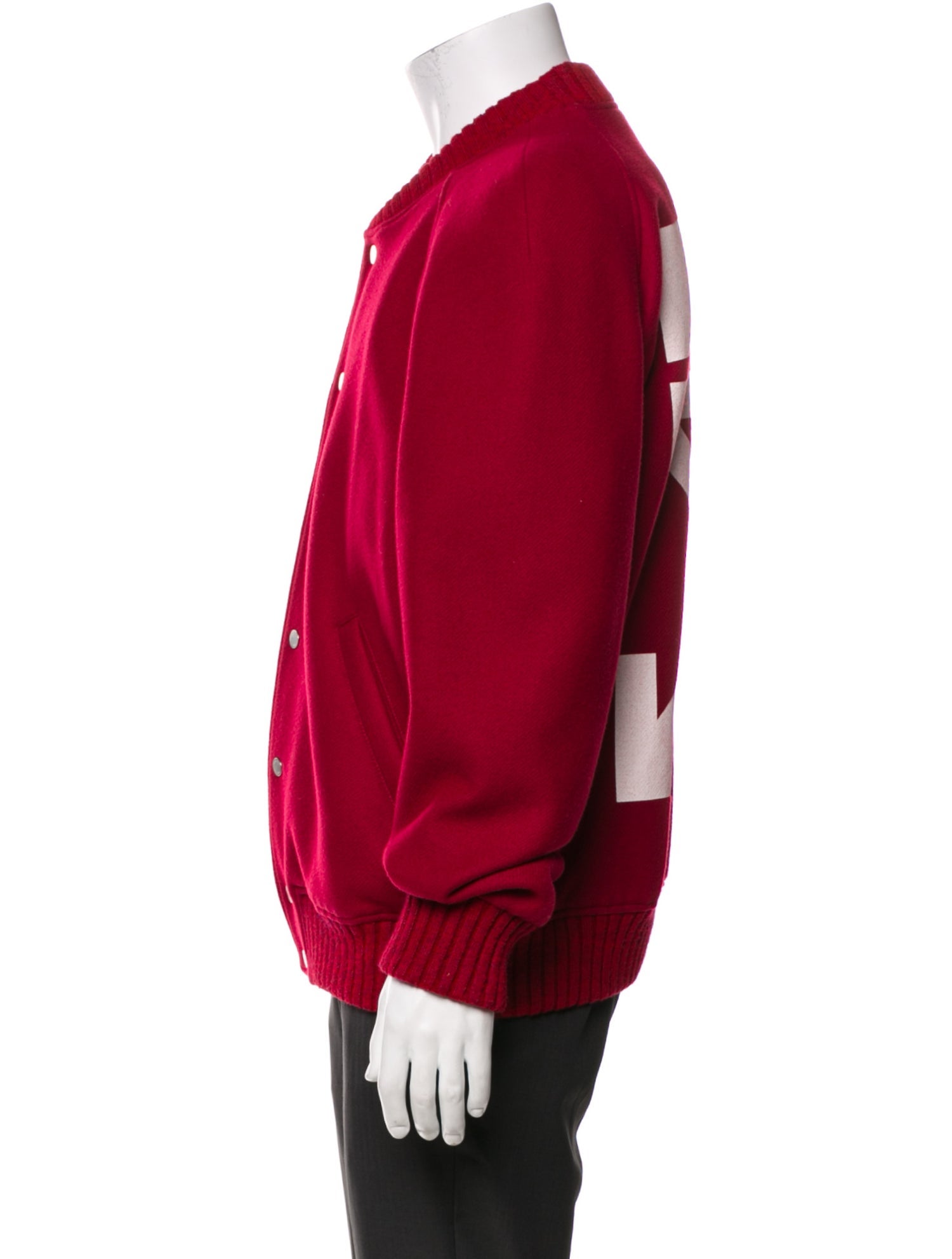 Off-White 2017 Virgin Wool Bomber Jacket