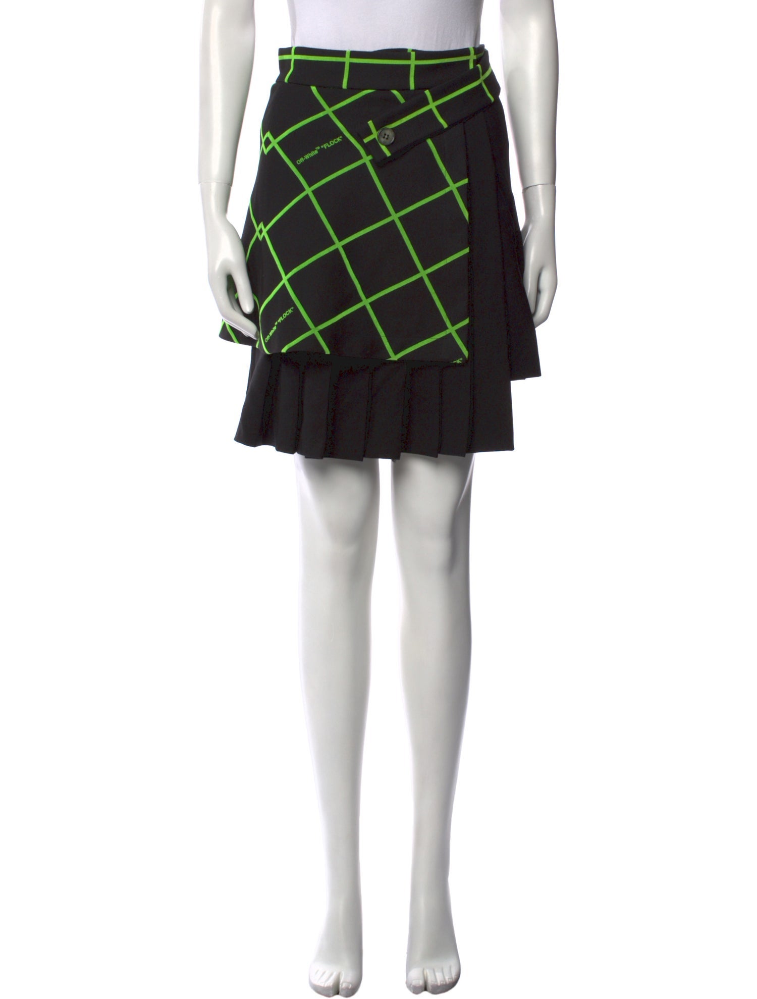 Off-White 'Flock' Knee-Length Skirt w/ Tags