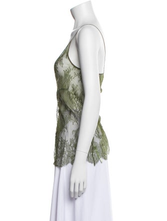 Off-White 2018 Lace Pattern Top