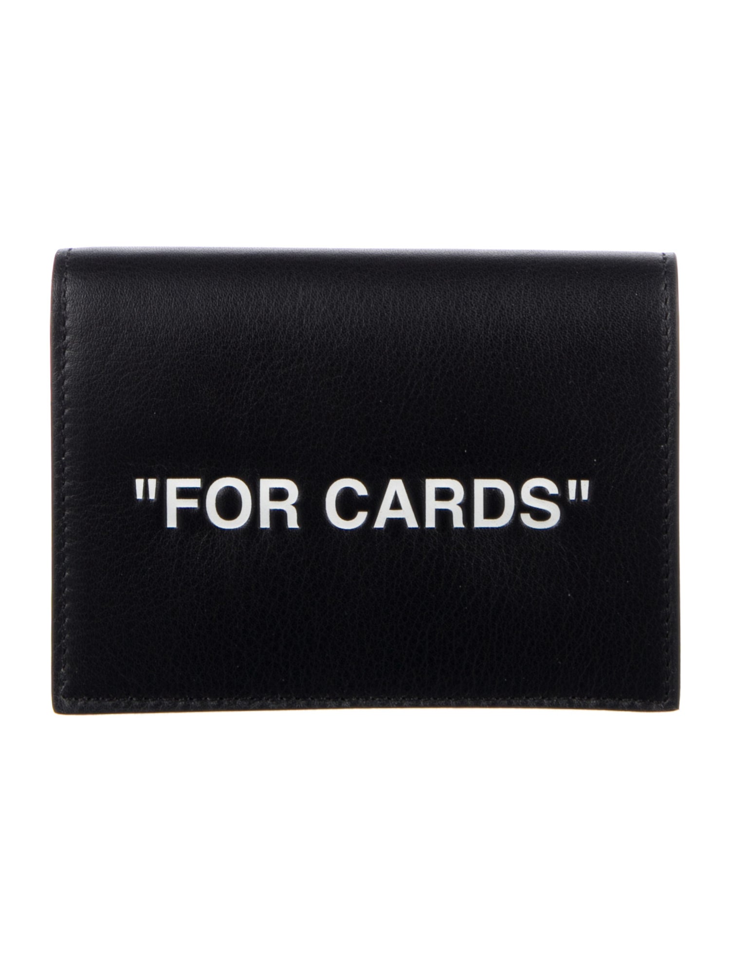 Off-White For Cards Leather Bifold Wallet w/ Tags