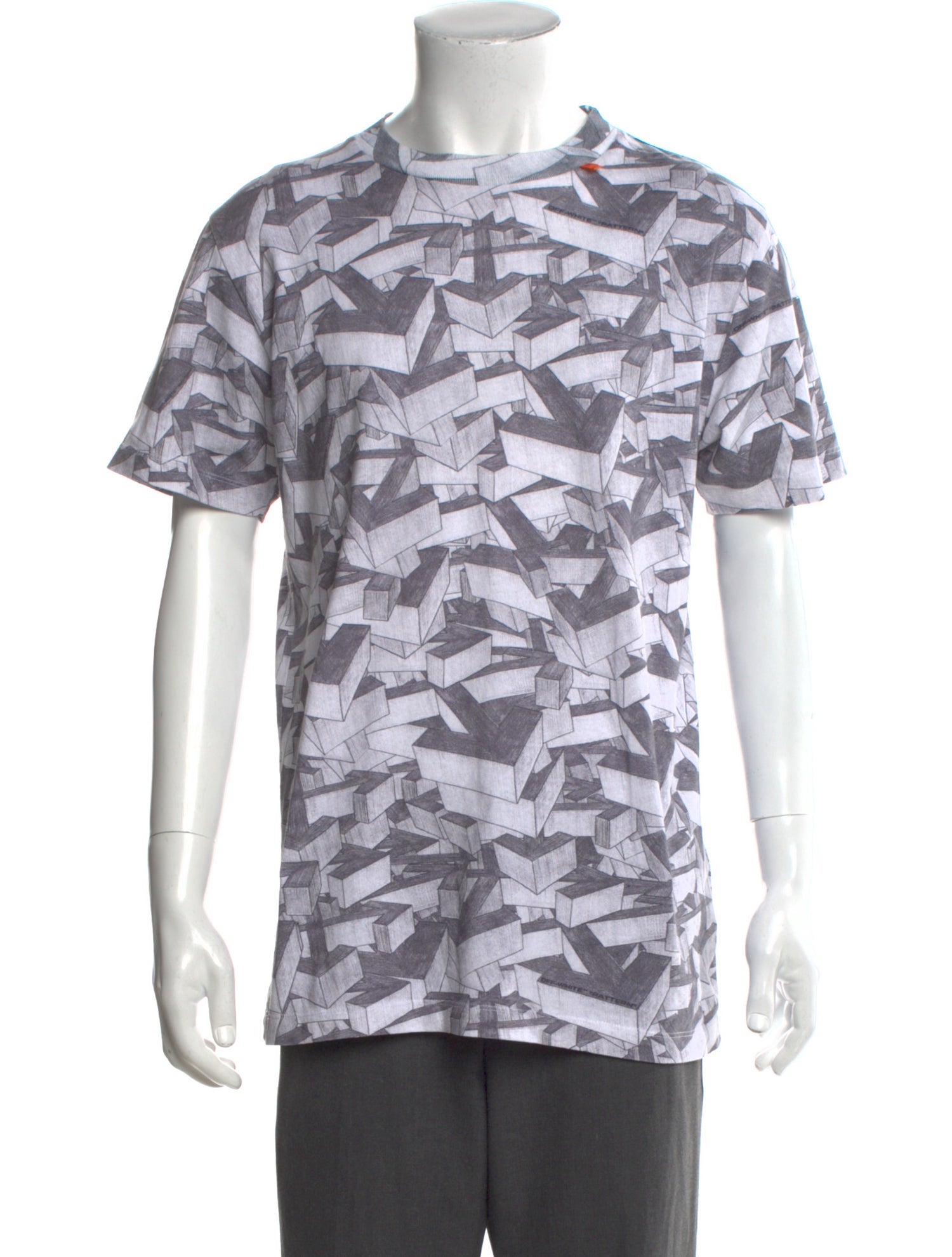 Off-White Printed Crew Neck T-Shirt