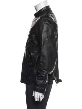 Off-White 2019 Leather Moto Jacket