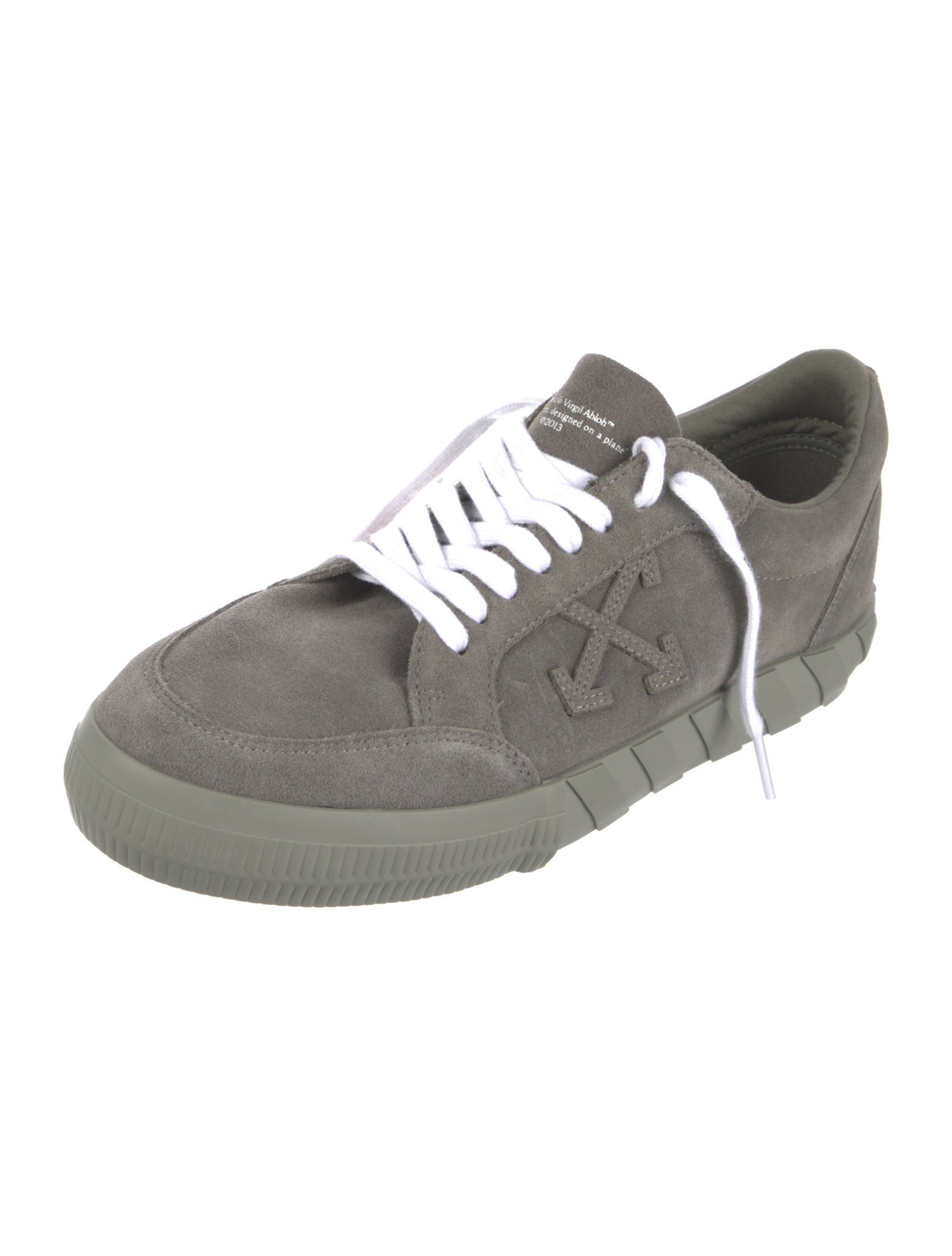 Off-White Suede Printed Sneakers