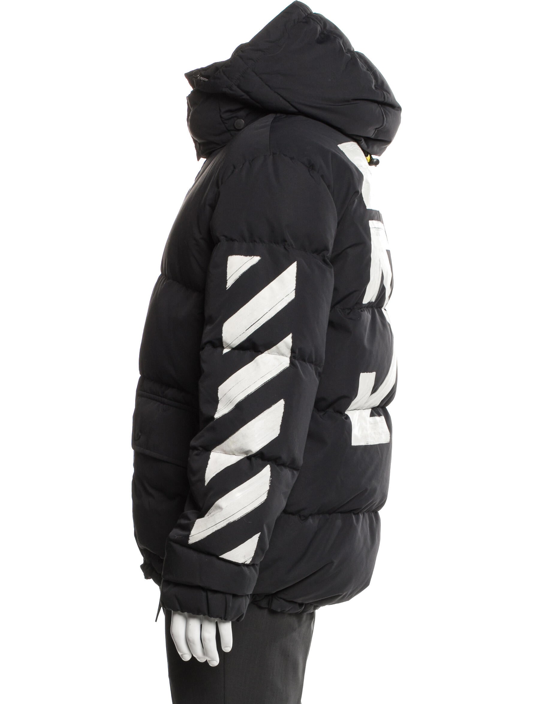 Off-White 2017 Diagonals Puffer Coat