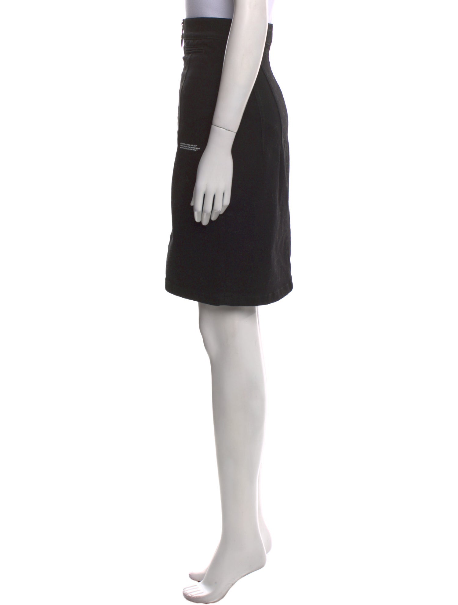 Off-White Knee-Length Skirt