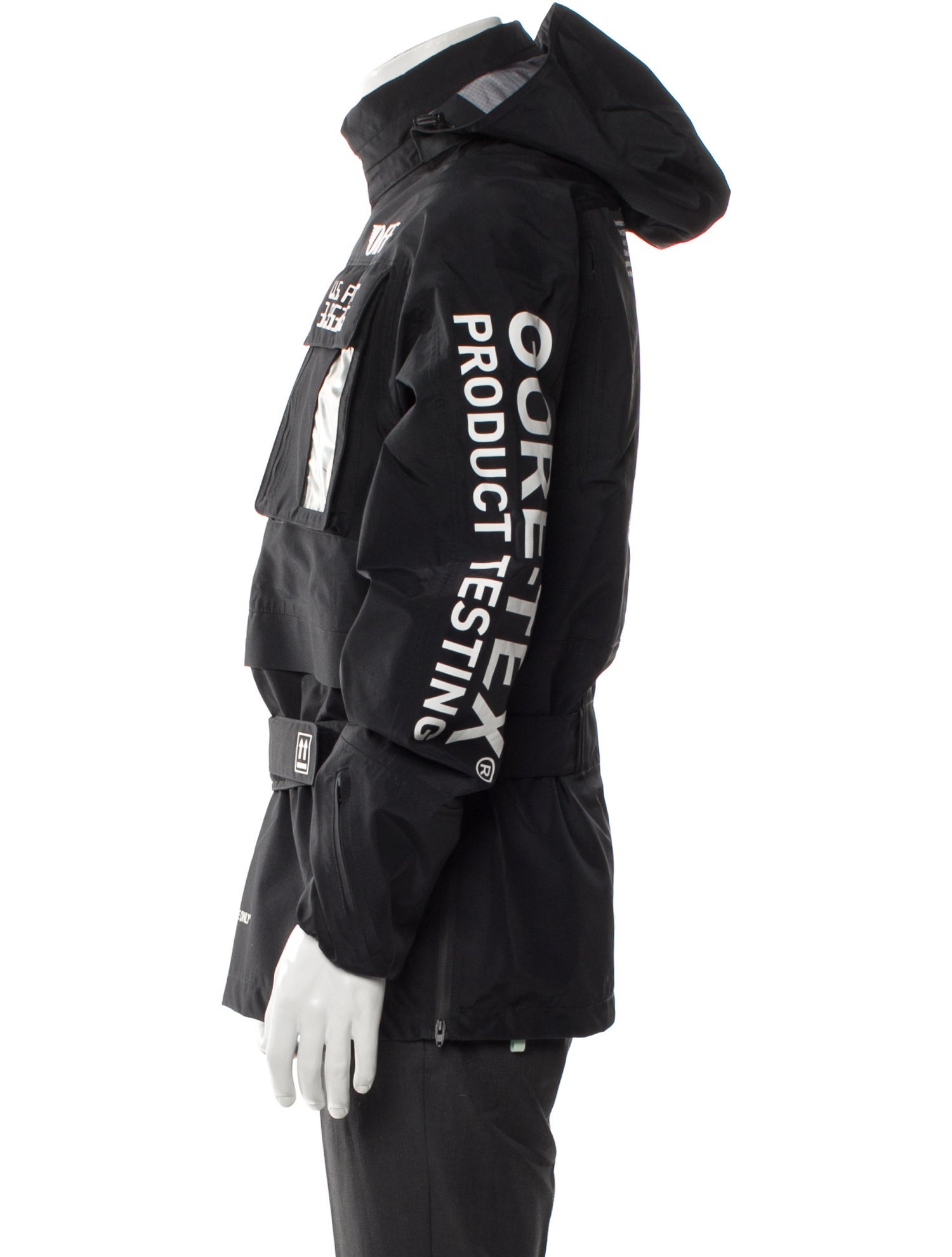 Off-White 2018 Signature Logo Parka