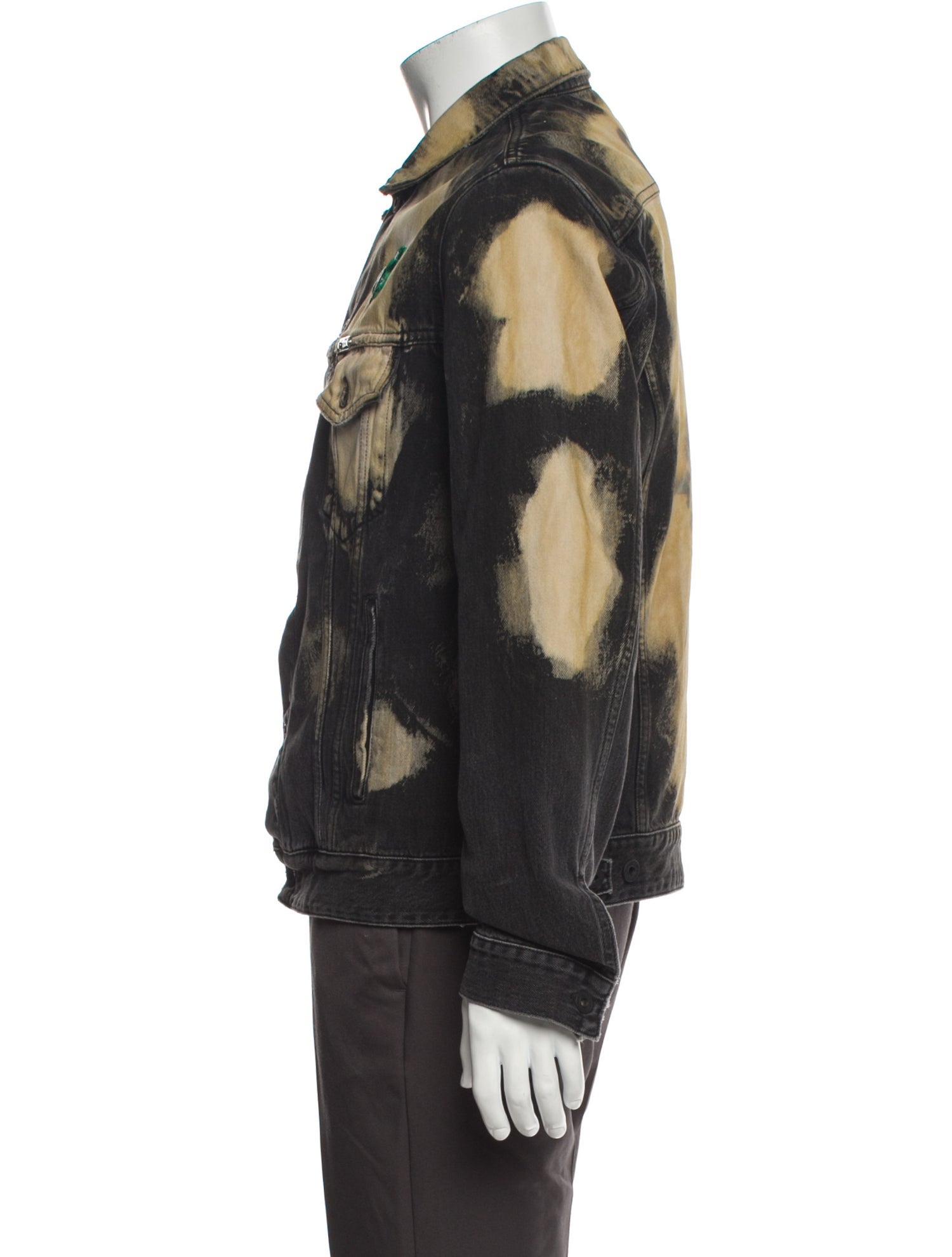 Off-White 2018 Graphic Print Denim Jacket