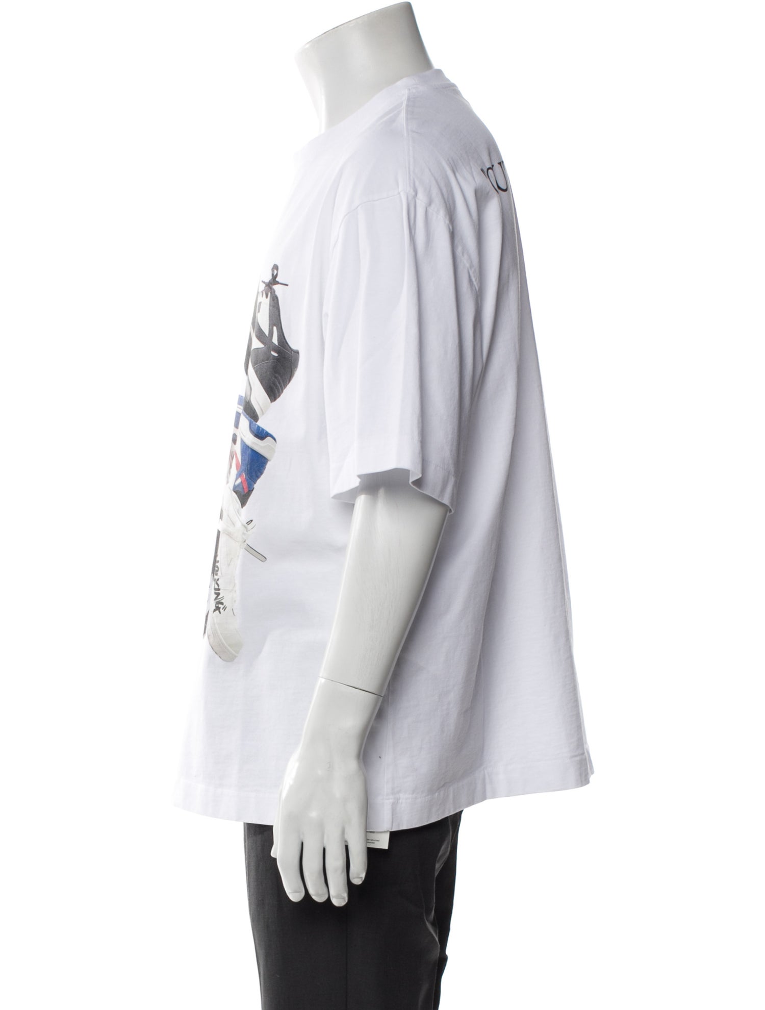 Off-White Graphic Print Crew Neck T-Shirt w/ Tags