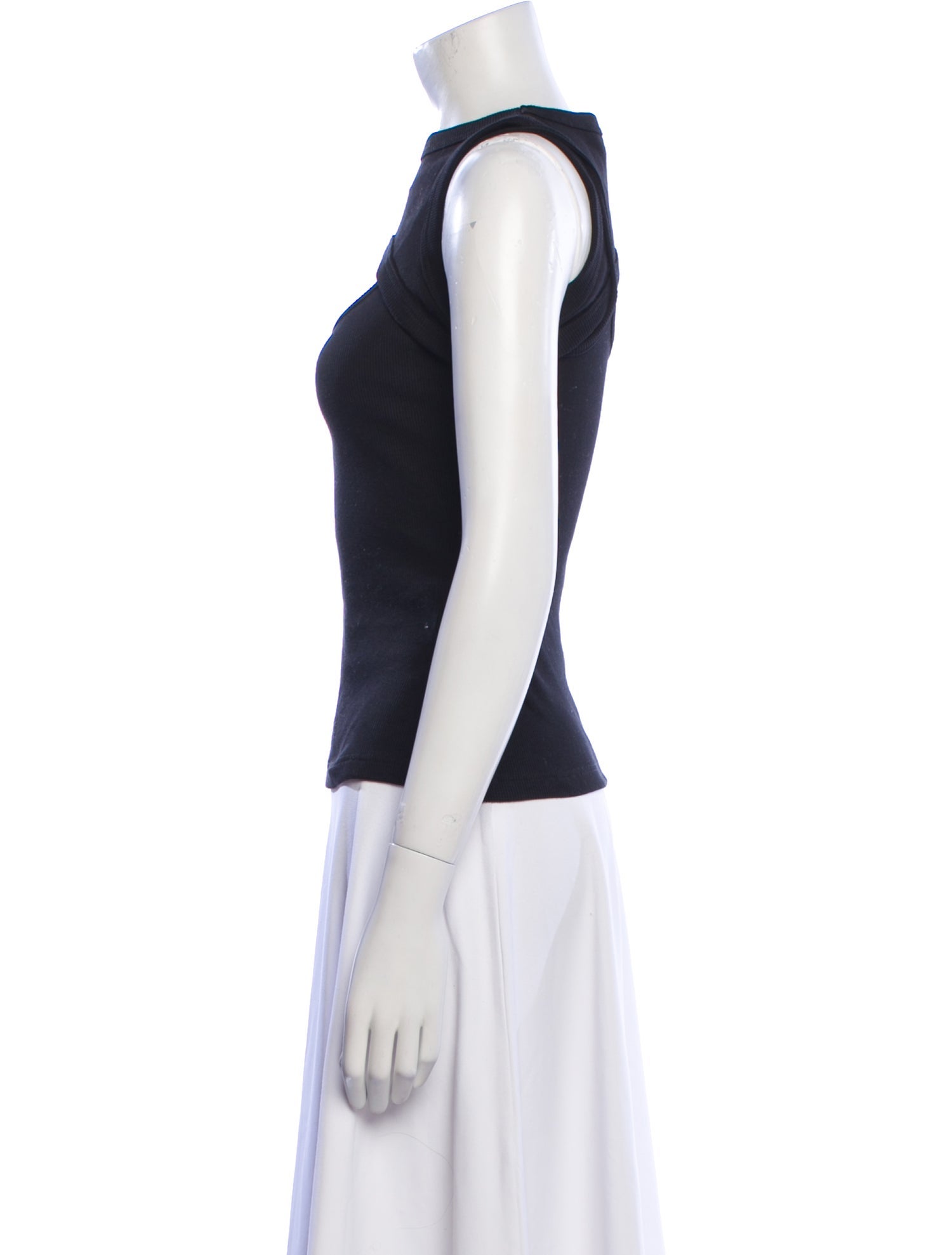 Off-White Crew Neck Sleeveless Top w/ Tags