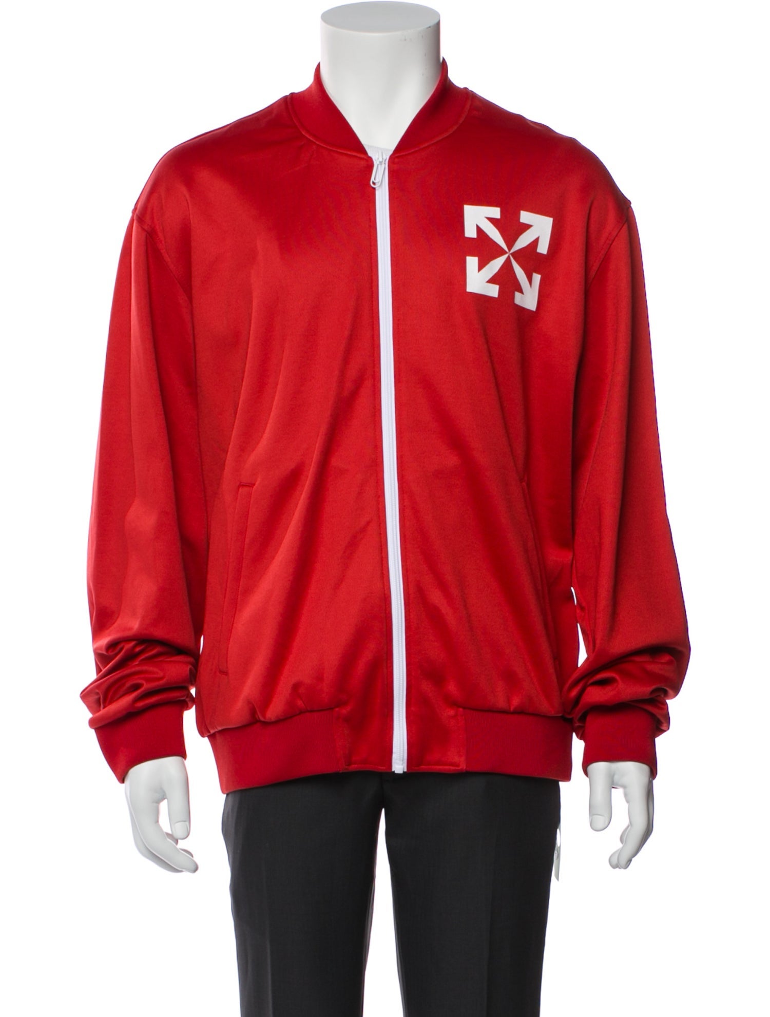 Off-White 2022 Graphic Print Bomber Jacket