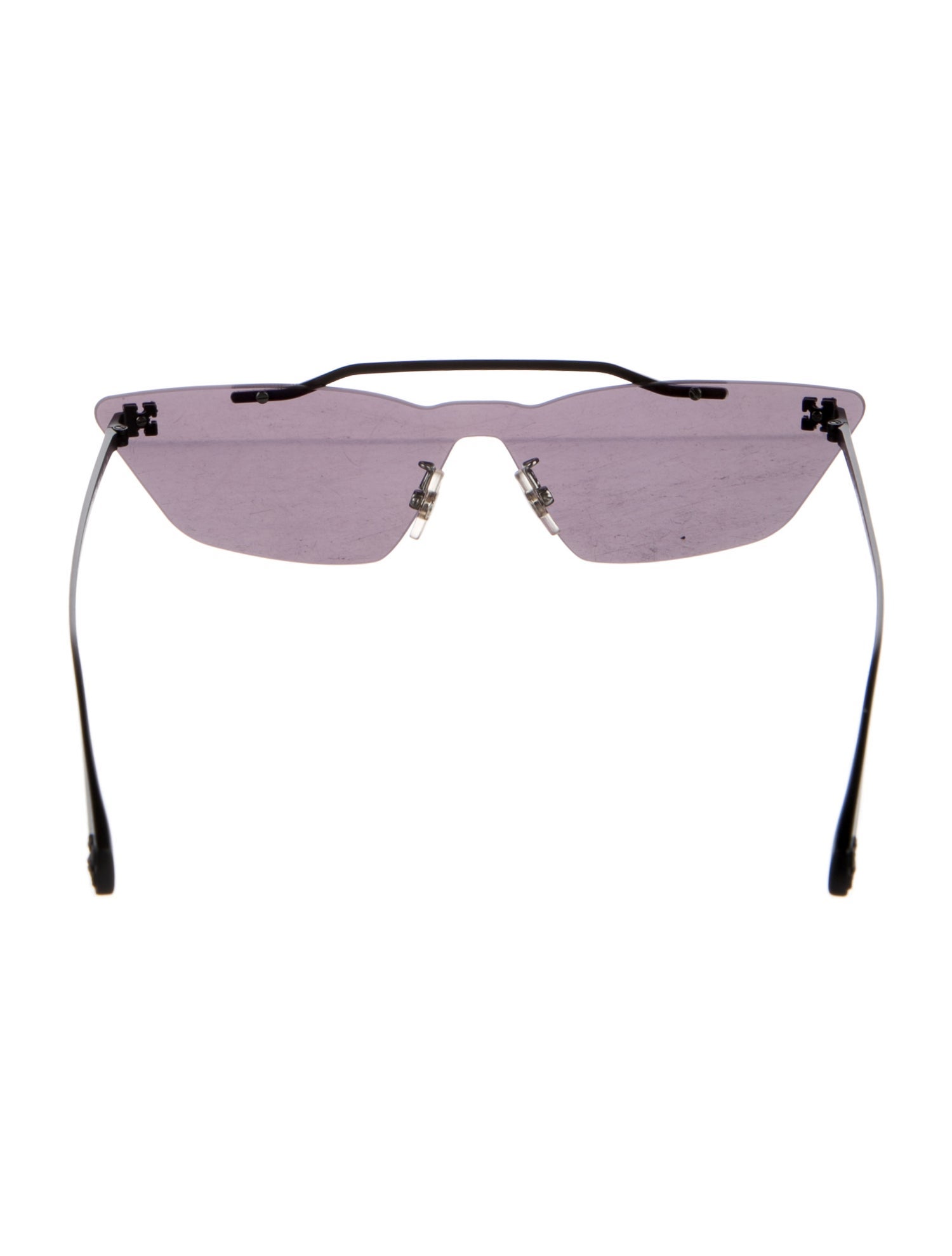 Off-White 2020 Metal Mask Sunglasses