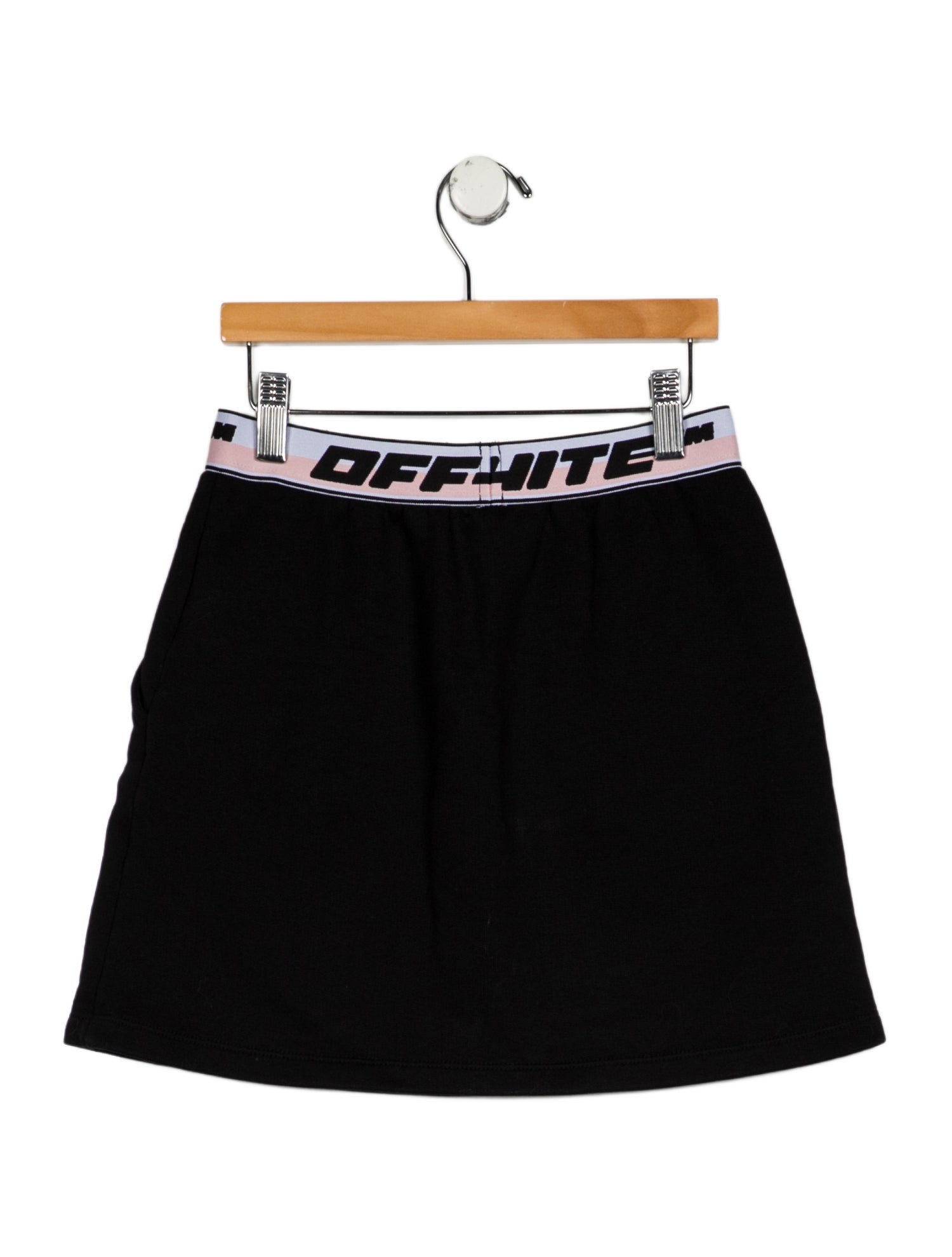 Off-White Woven Logo Skirt