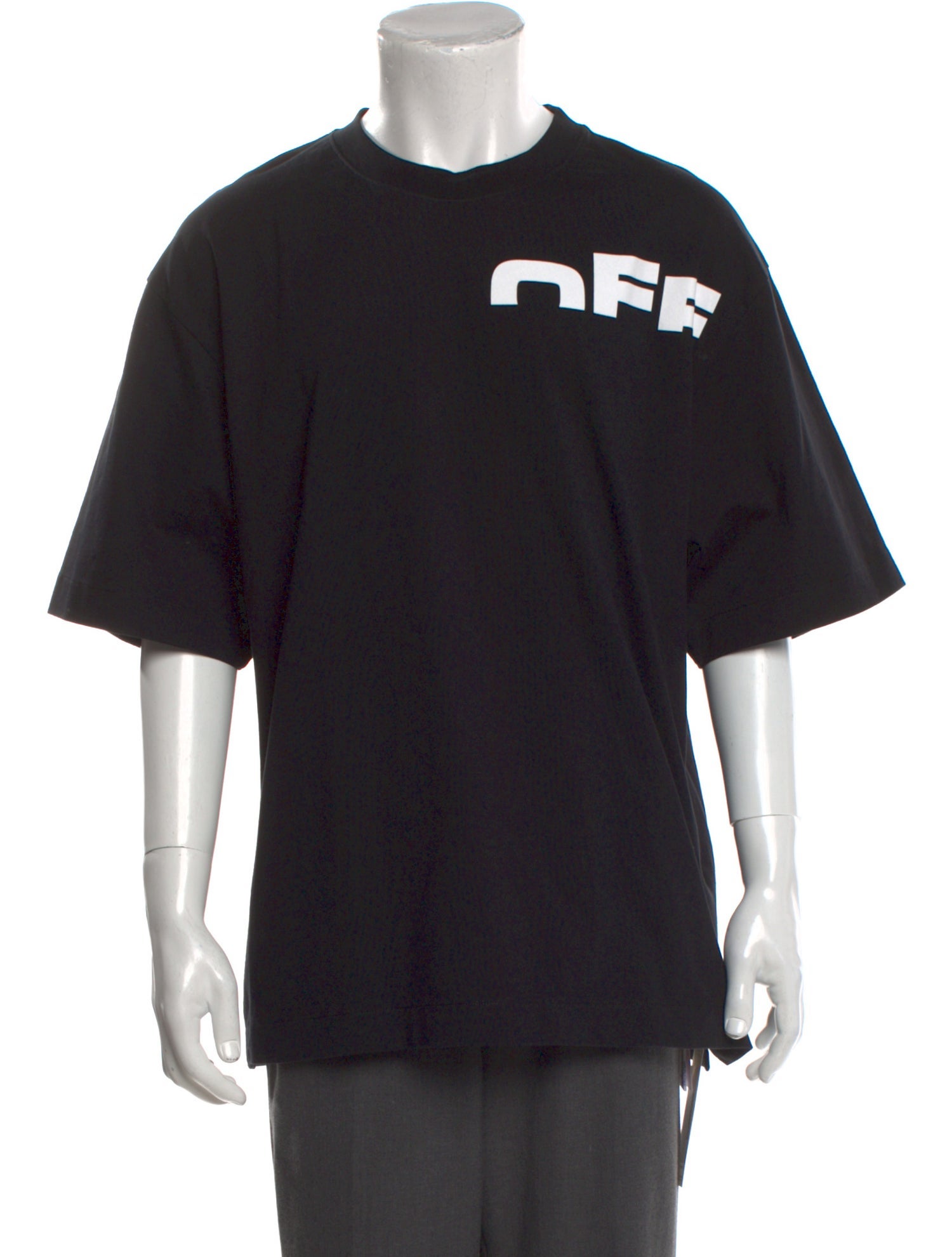 Off-White Graphic Print Crew Neck T-Shirt