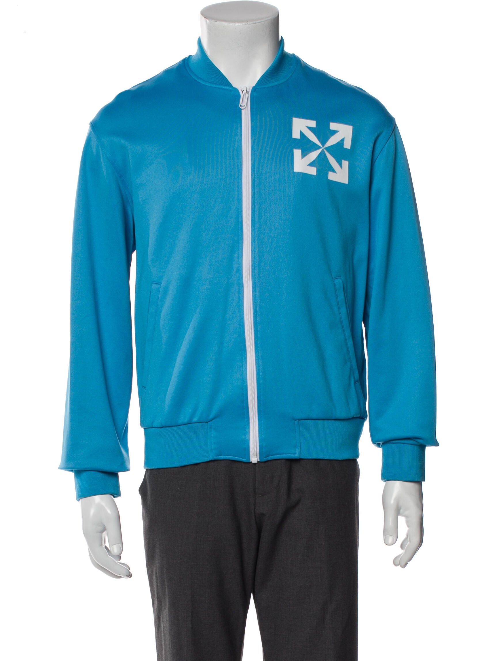 Off-White Graphic Print Windbreaker