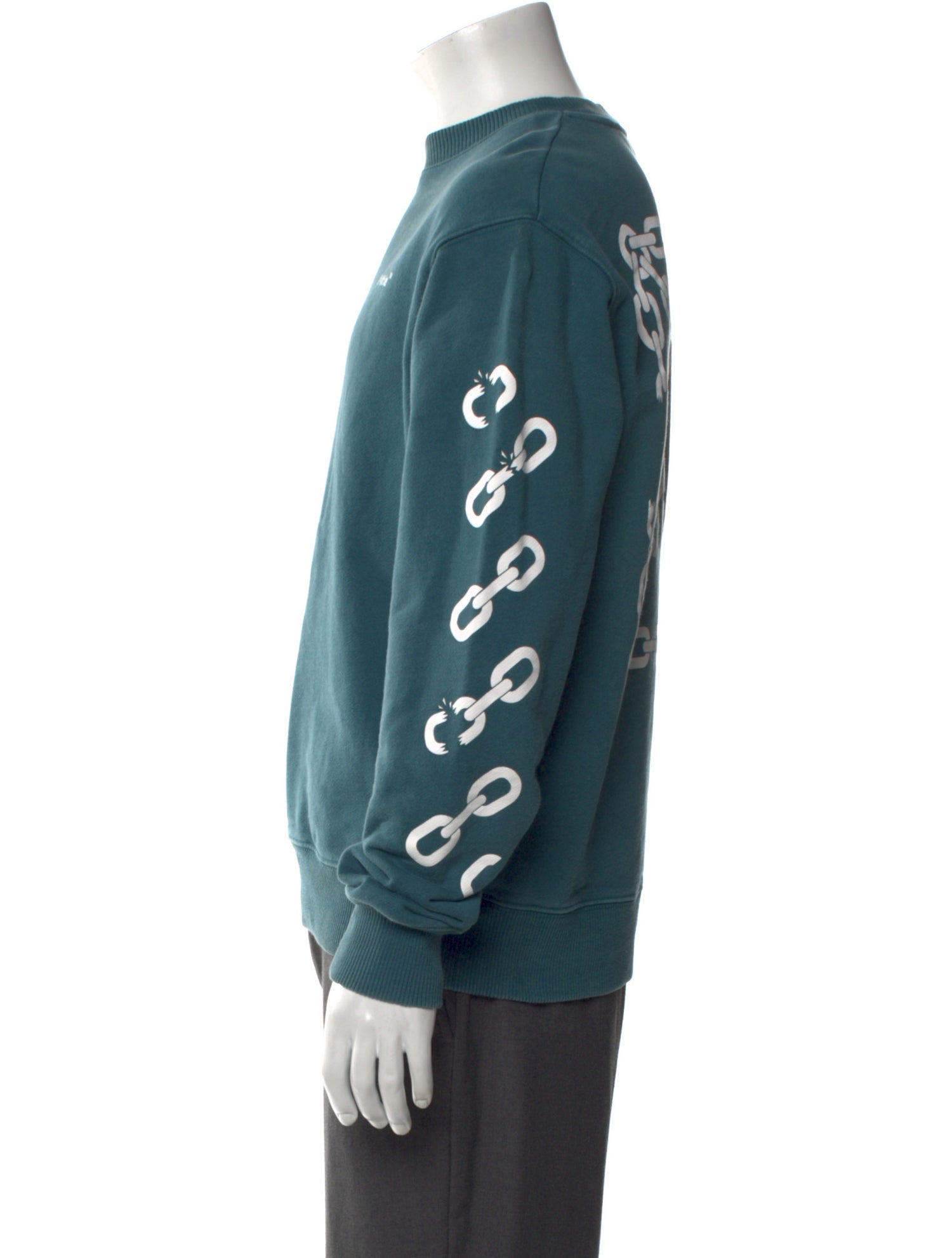 Off-White Graphic Print Crew Neck Sweatshirt