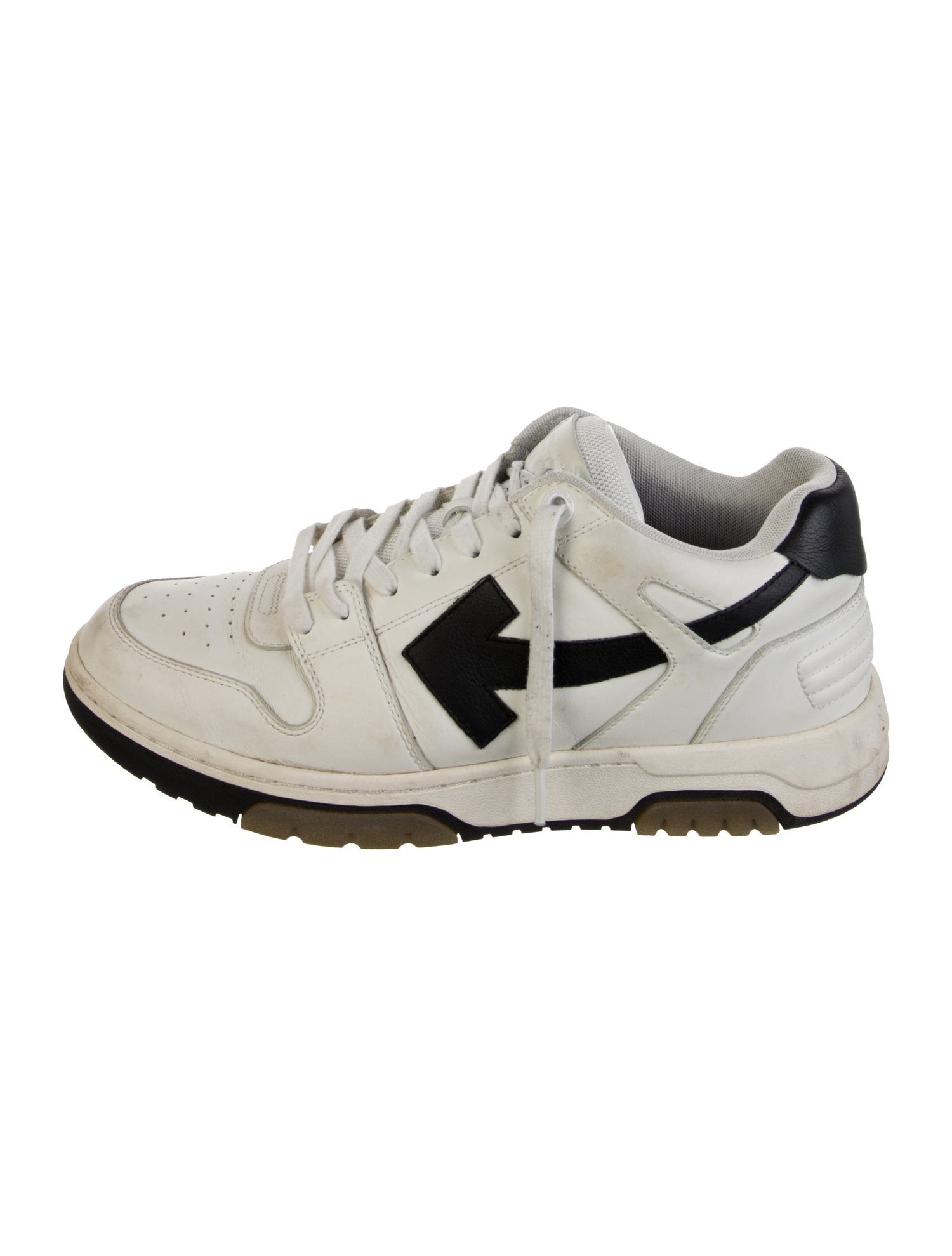 Off-White OOO Out Of Office 'White Black' Athletic Sneakers
