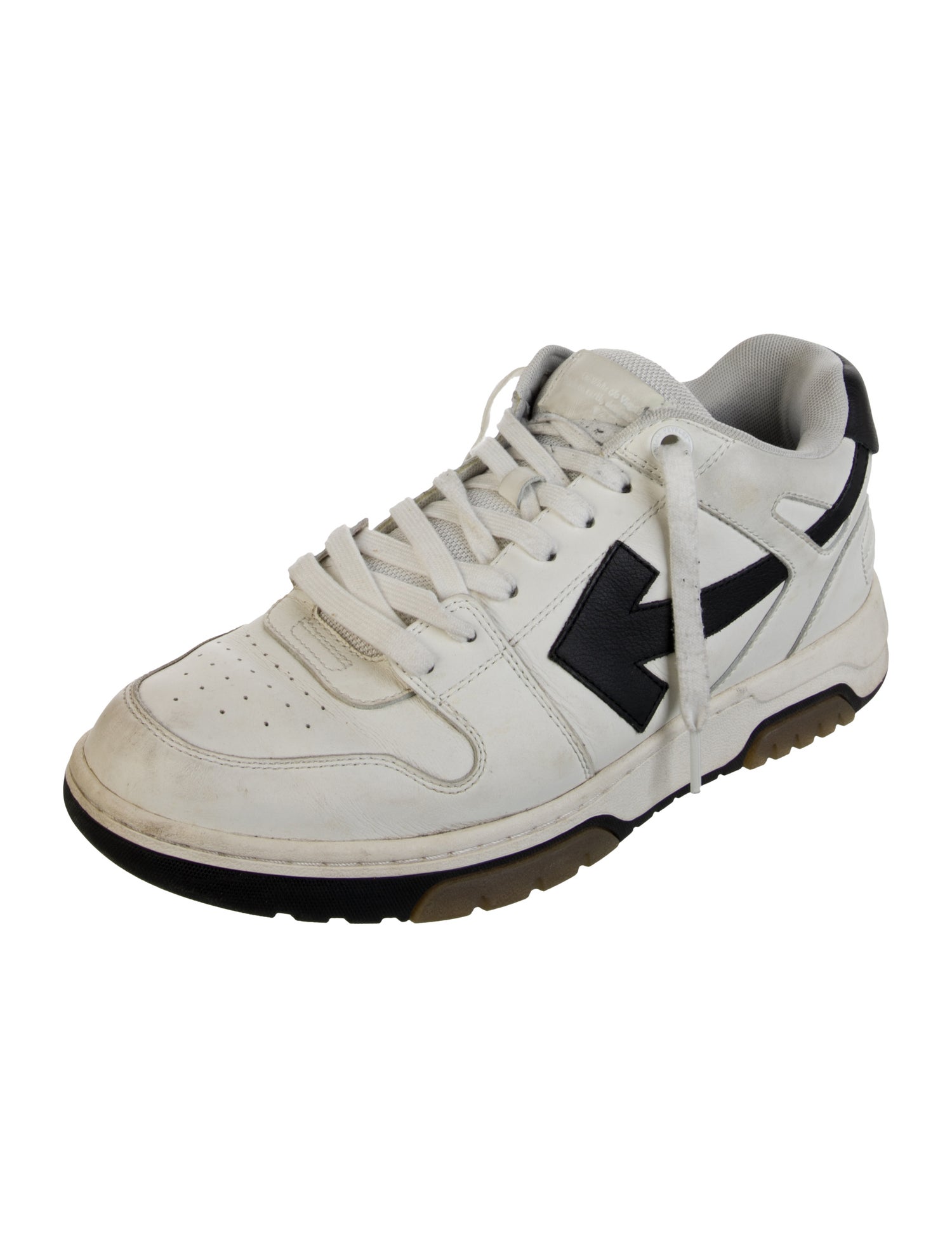 Off-White OOO Out Of Office 'White Black' Athletic Sneakers