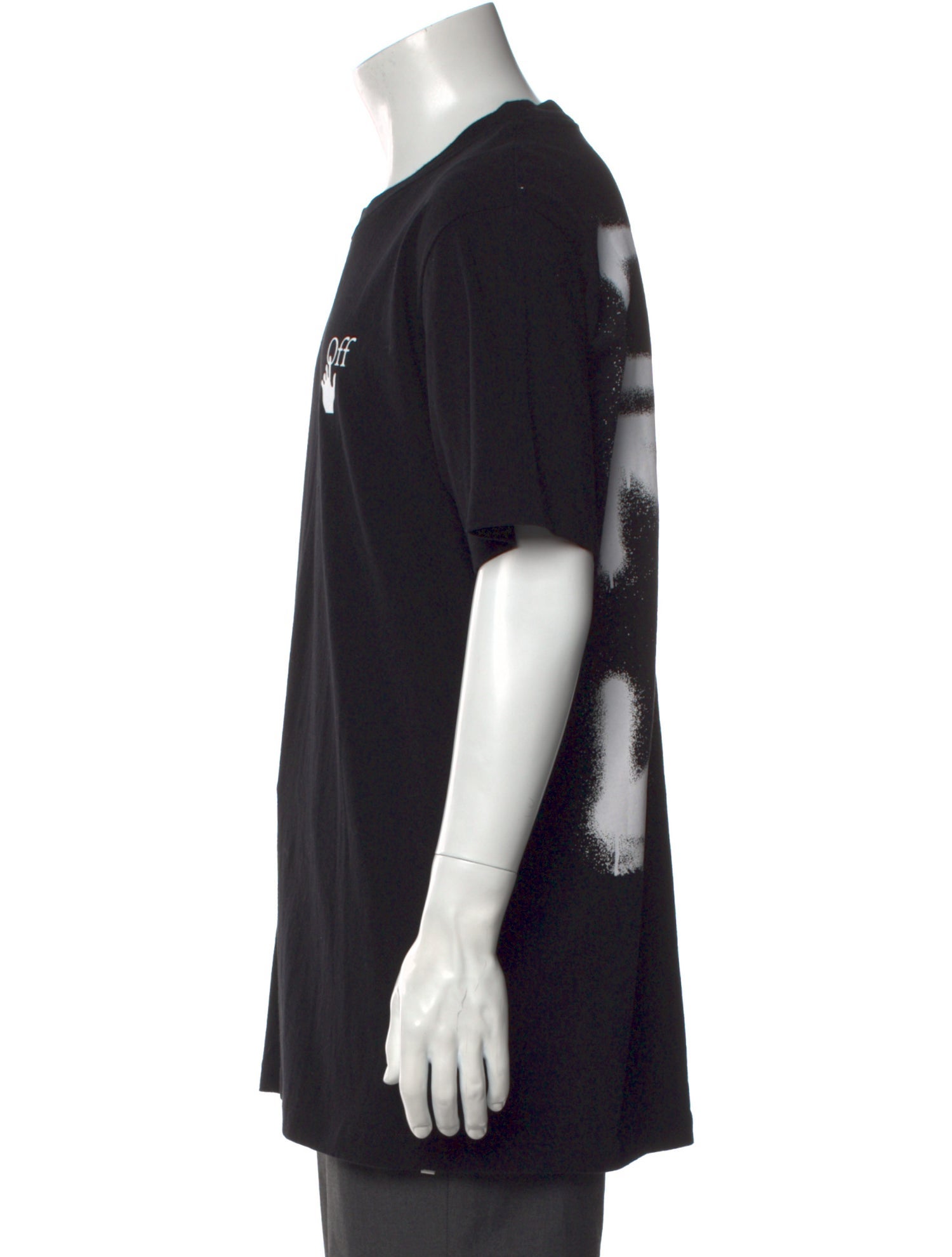 Off-White Graphic Print Crew Neck T-Shirt