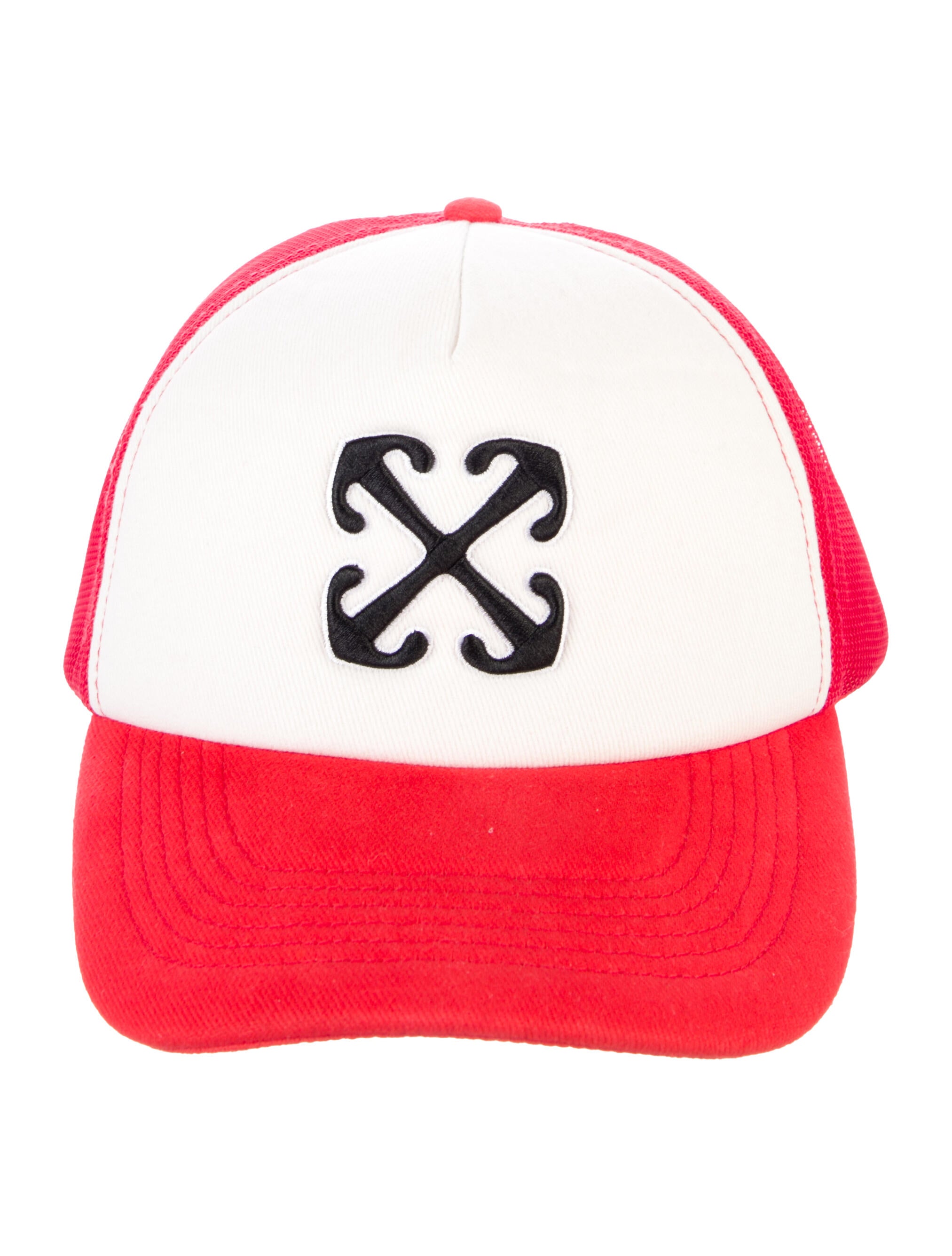 Off-White Embroidered Arrows Trucker Hat