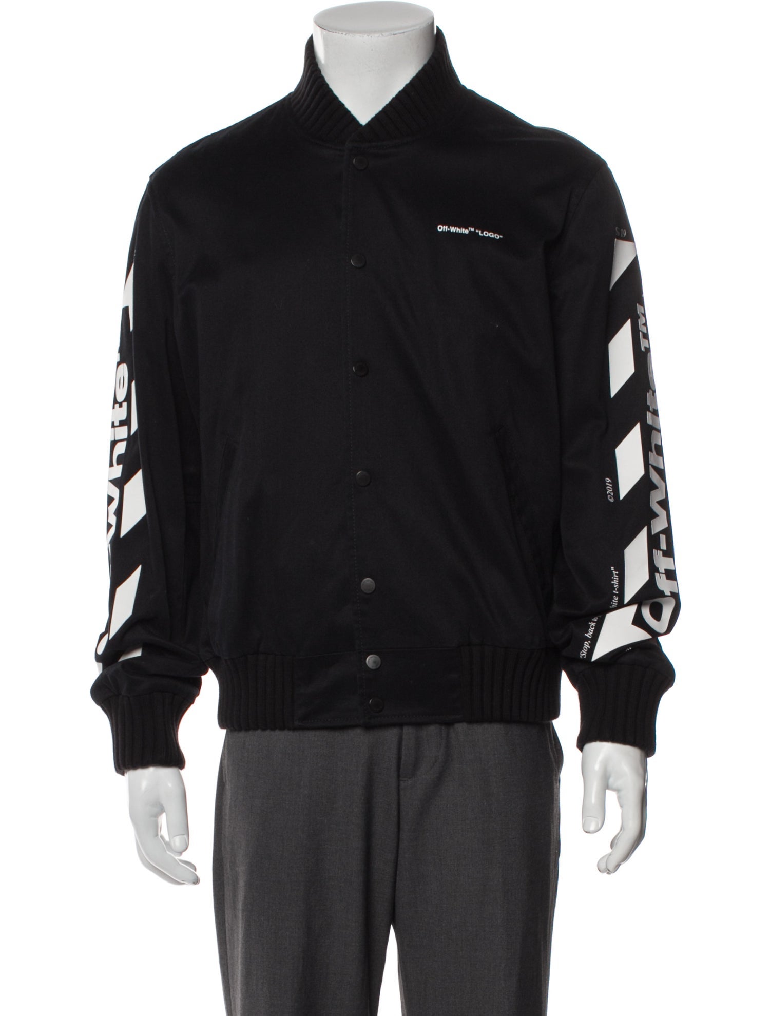 Off-White 2019 Diagonals Bomber Jacket