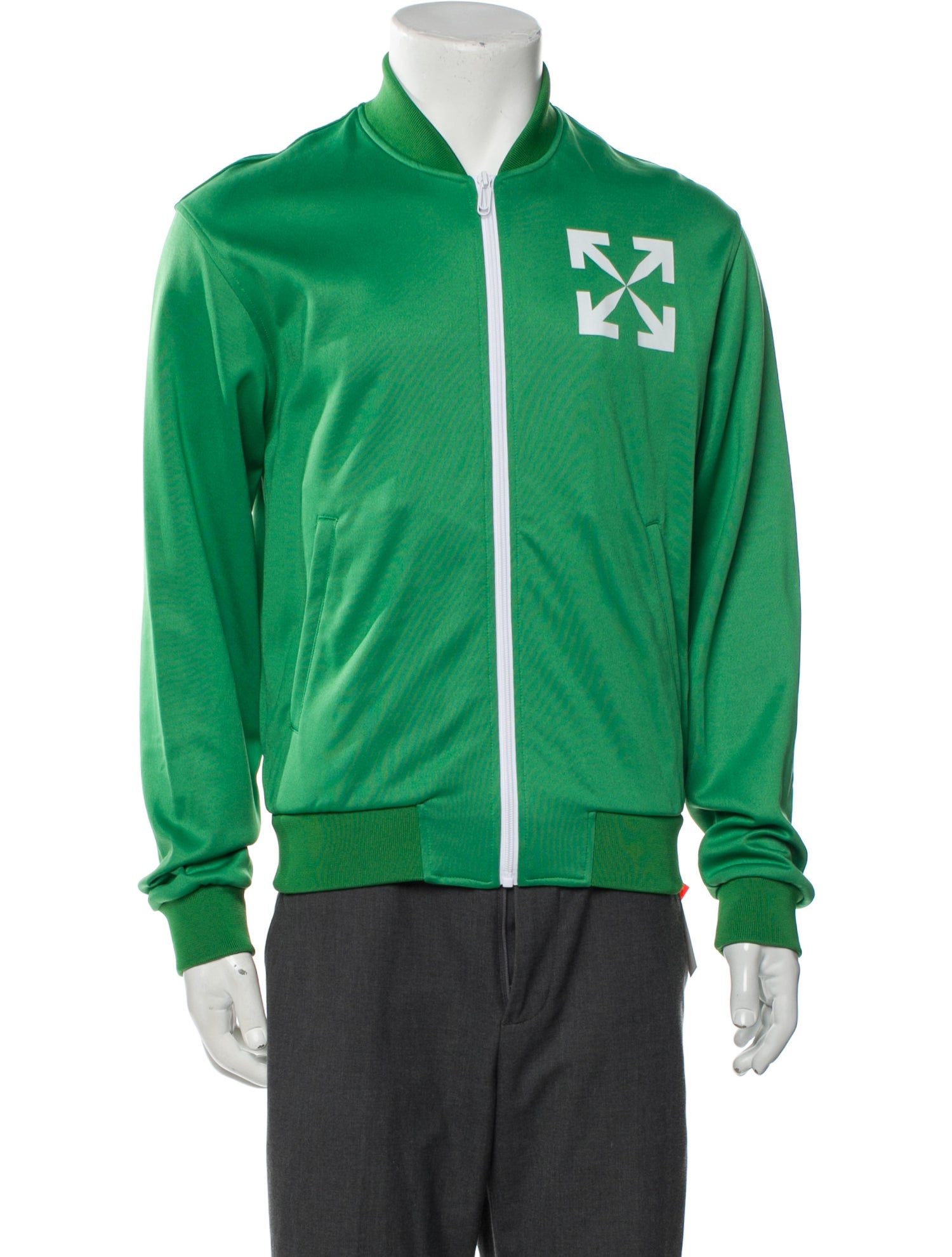 Off-White 2022 Signature Logo Bomber Jacket w/ Tags