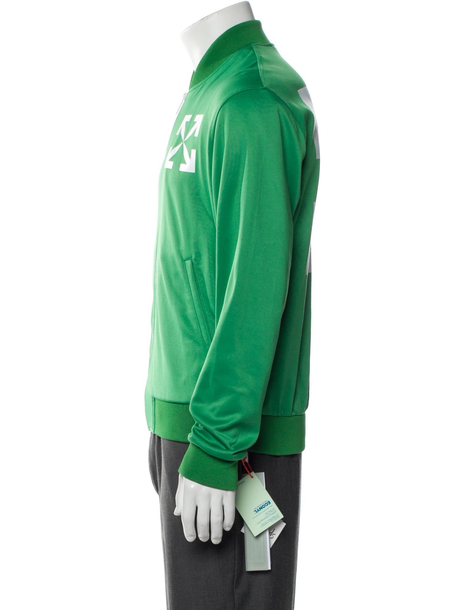 Off-White 2022 Signature Logo Bomber Jacket w/ Tags