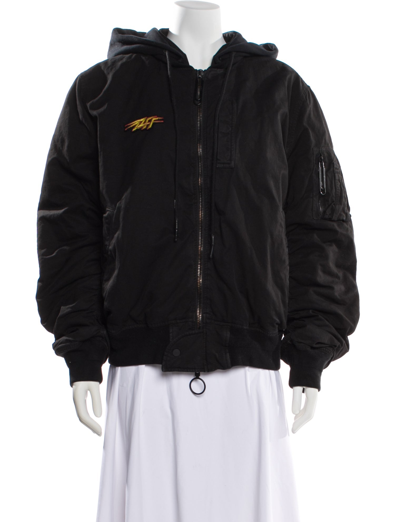 Off-White 2020 Stencil Arrows Puffer Coat