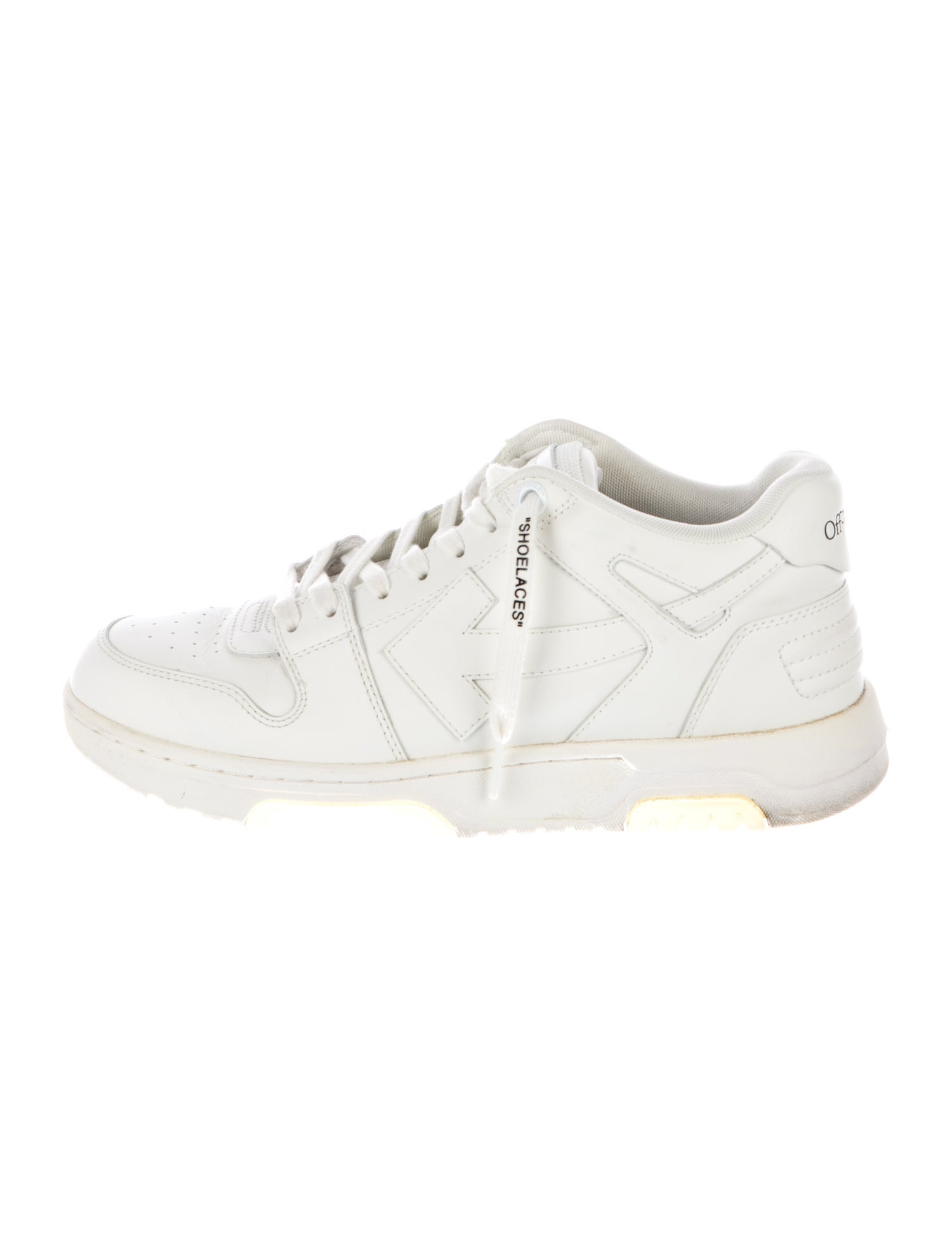Off-White Leather Sneakers