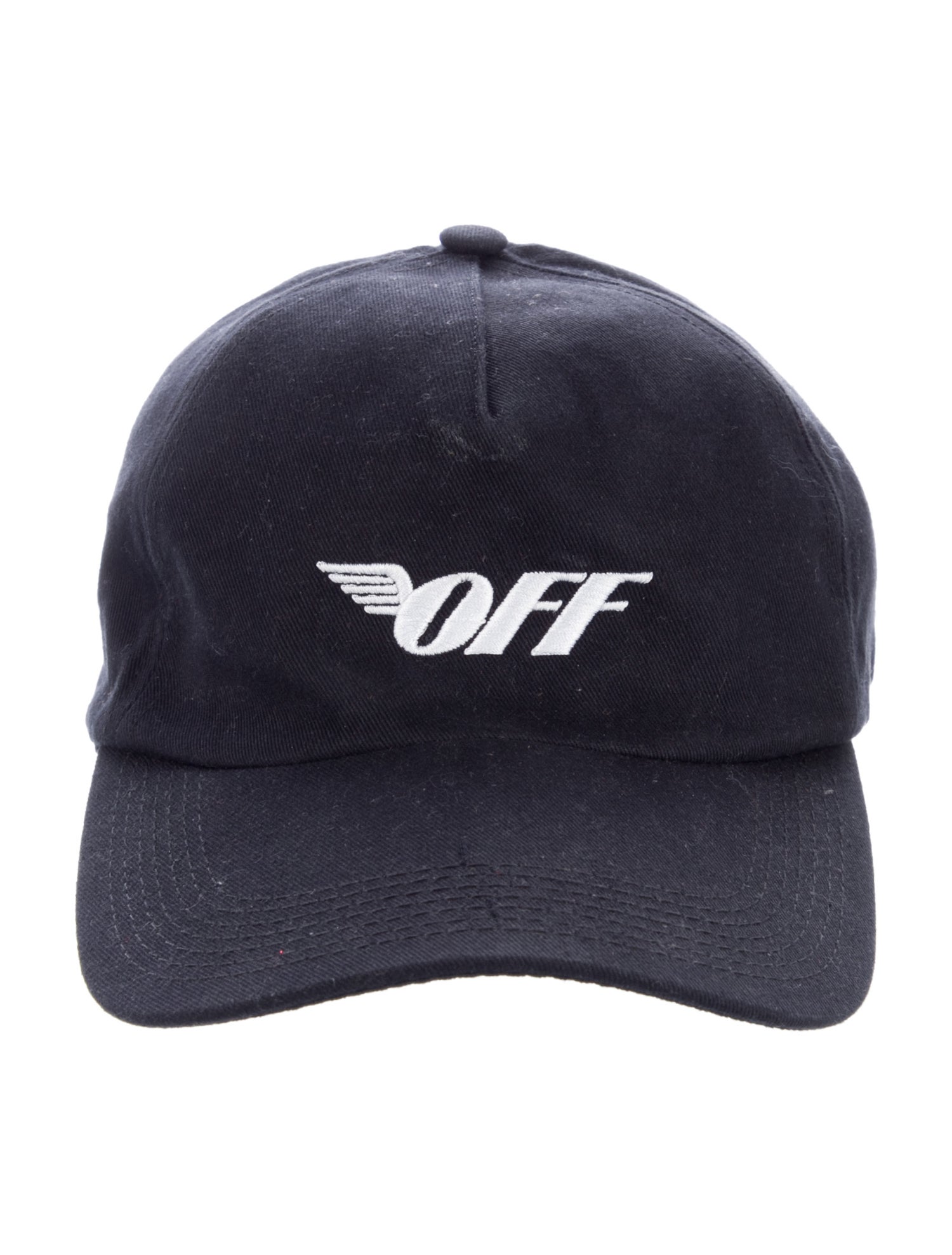 Off-White Embroidered 'Wing Off' Baseball Hat