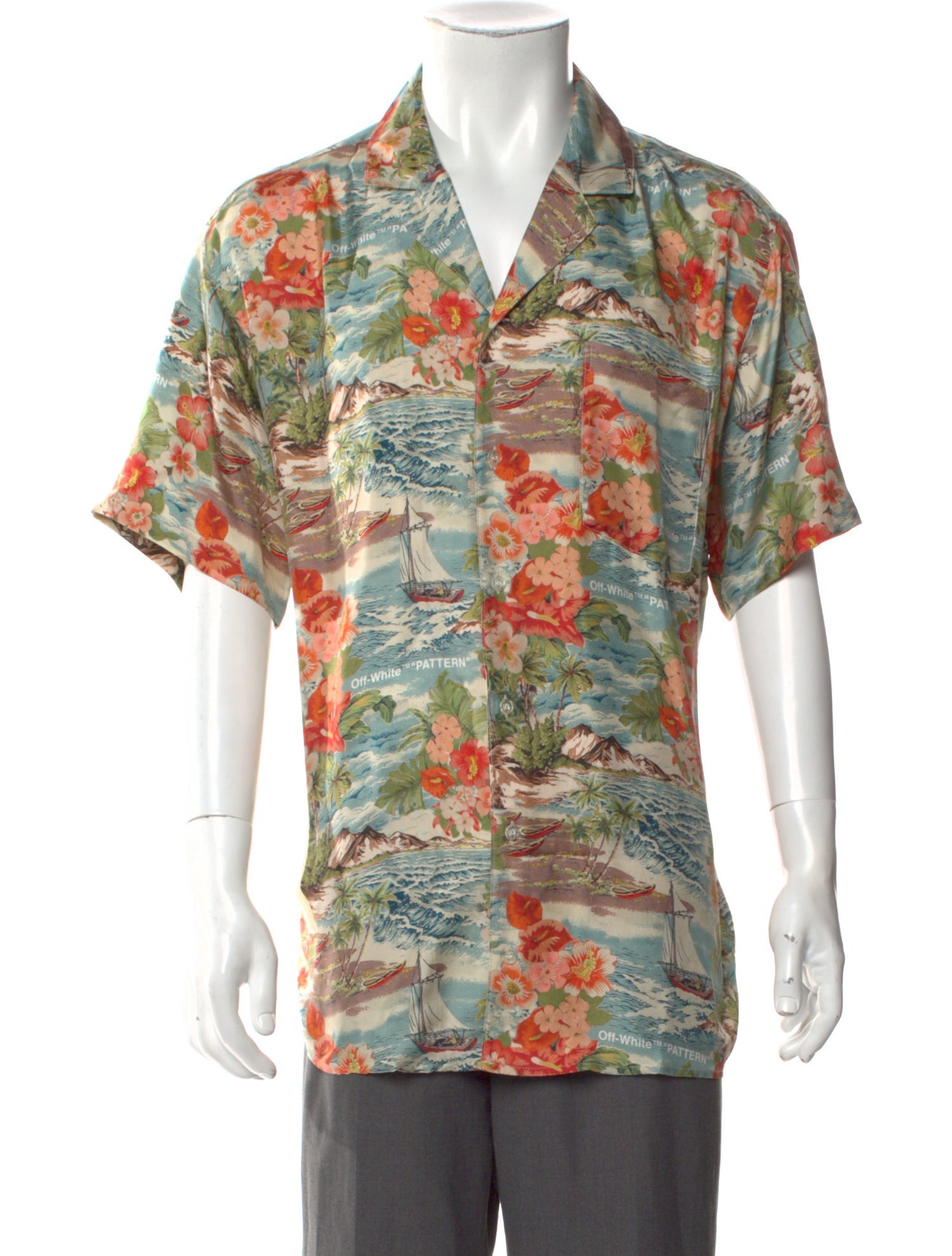 Off-White 2018 Hawaiian Shirt Shirt