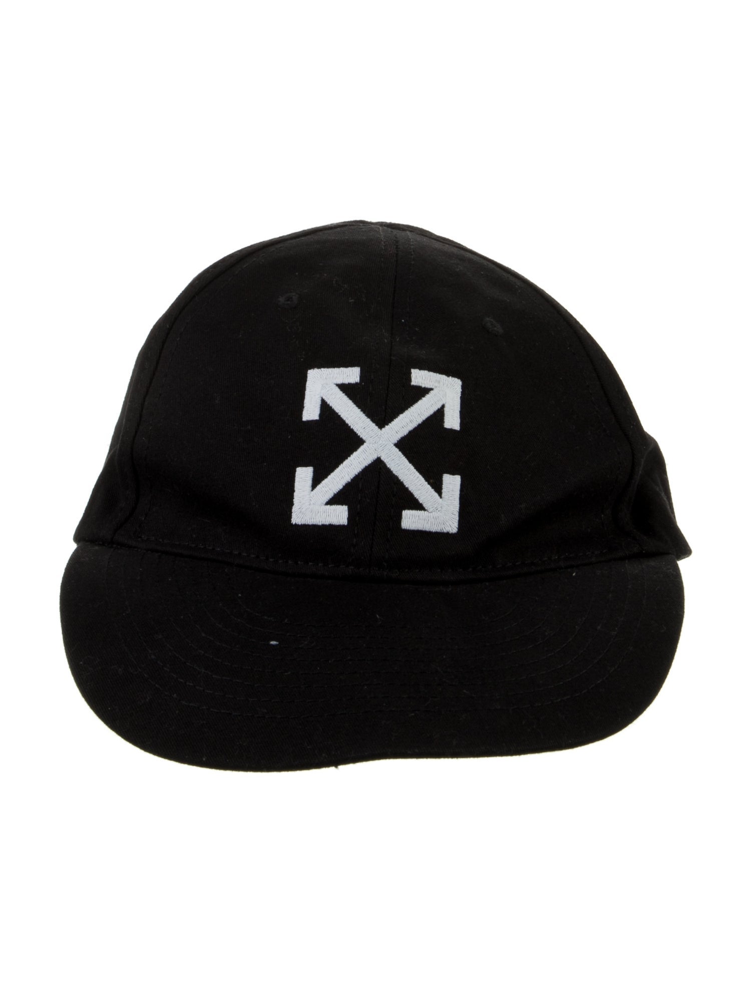 Off-White Solid Embroidered Arrows Baseball Cap