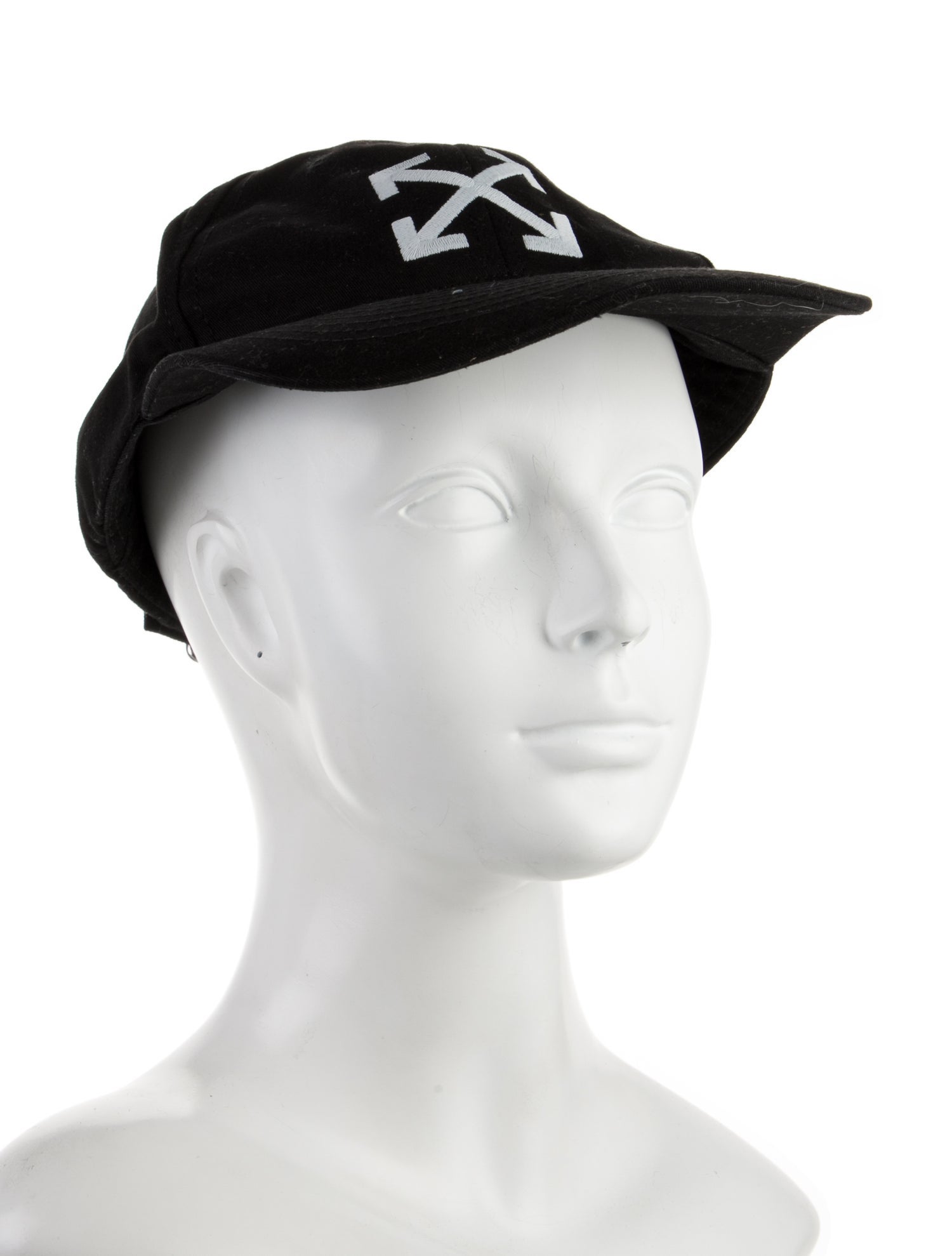Off-White Solid Embroidered Arrows Baseball Cap
