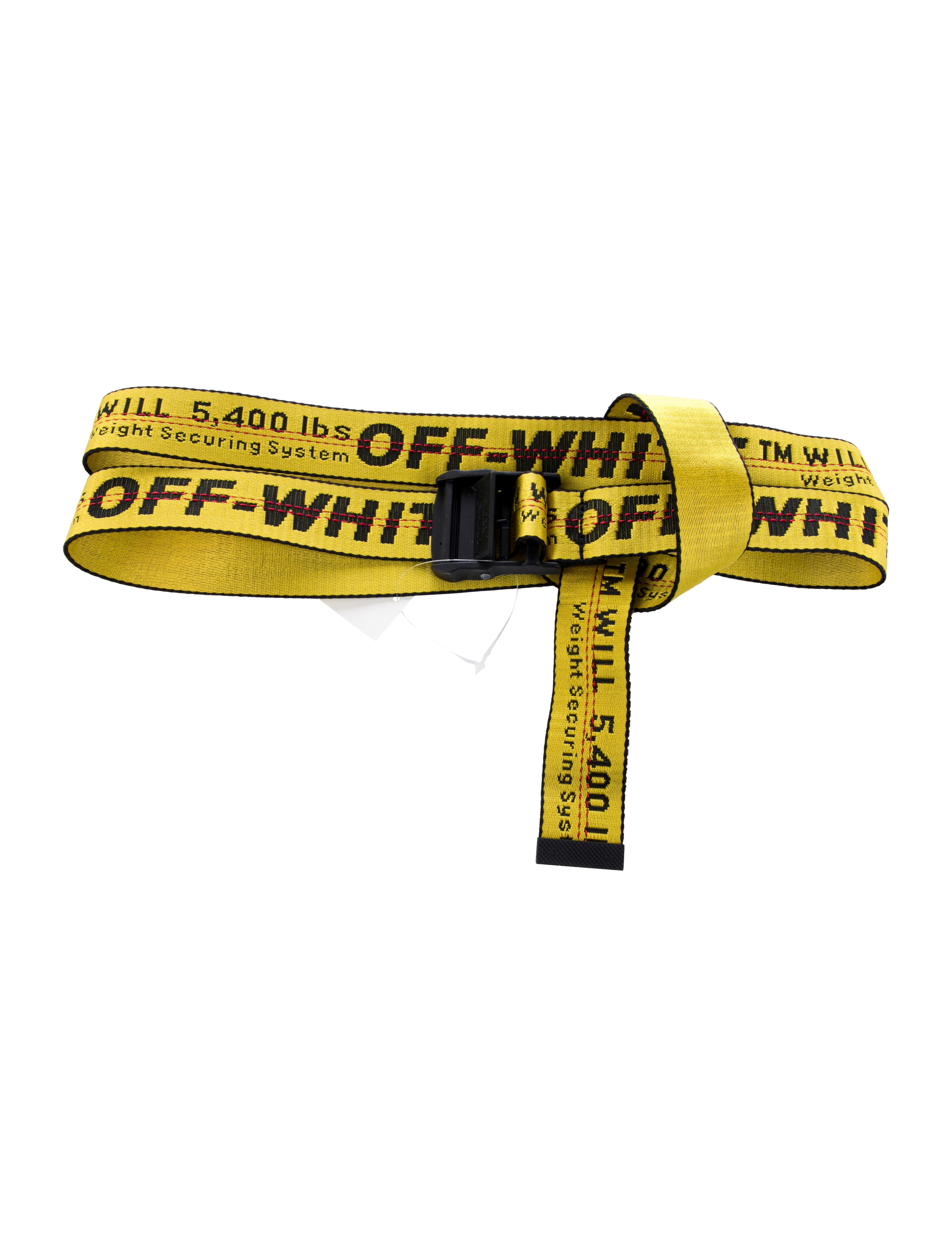 Off-White Canvas Waist Belt