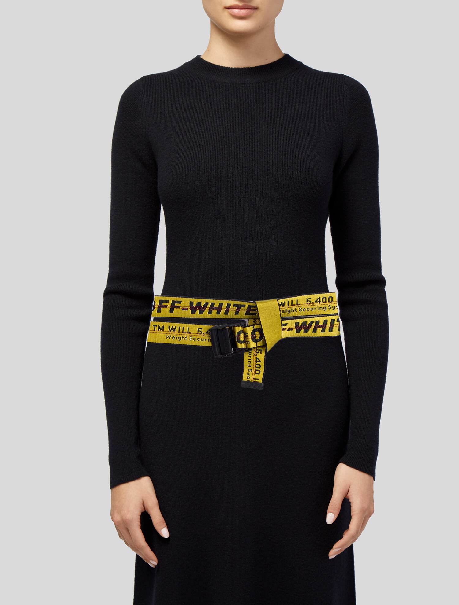 Off-White Canvas Waist Belt